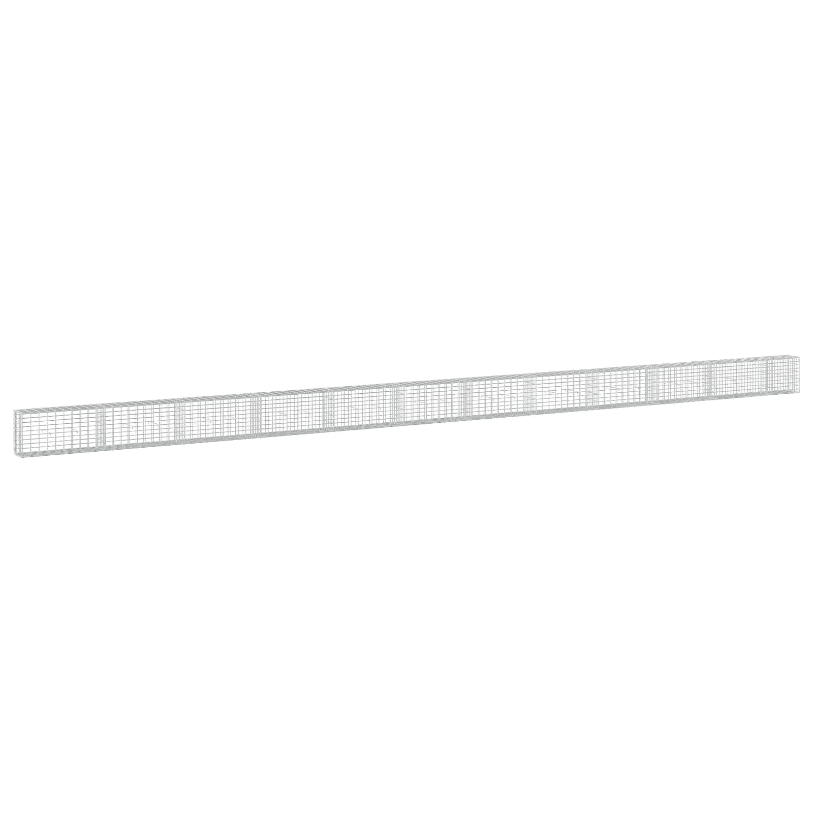 Gabione Mit 5 Mm Draht Und 5x10 Cm Maschen 1150x30x50 Cm Vidaxl