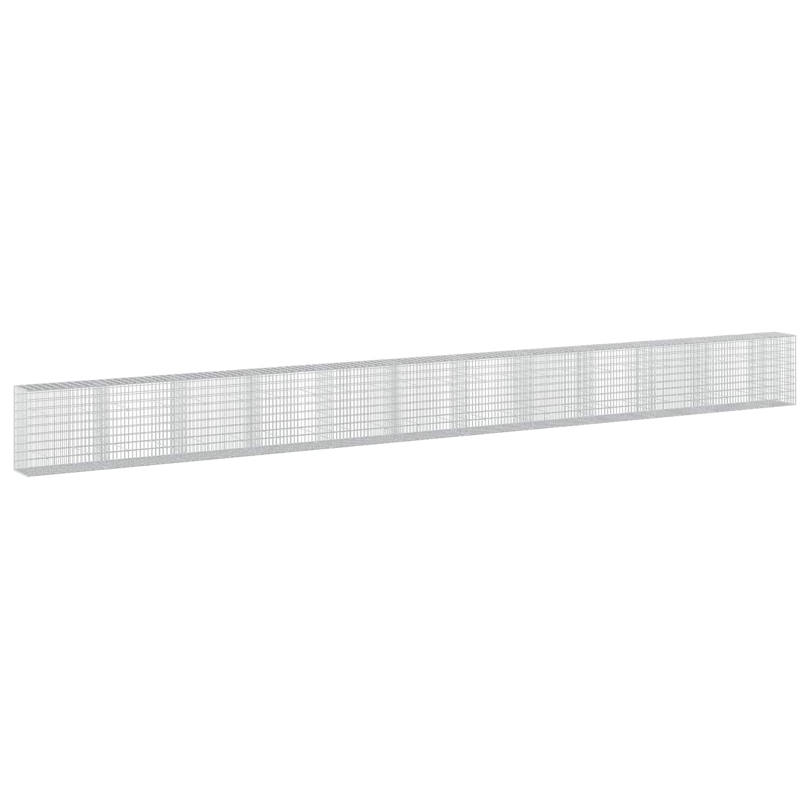Gabione Mit 5 Mm Draht Und 5x10 Cm Maschen 1150x50x100 Cm Vidaxl