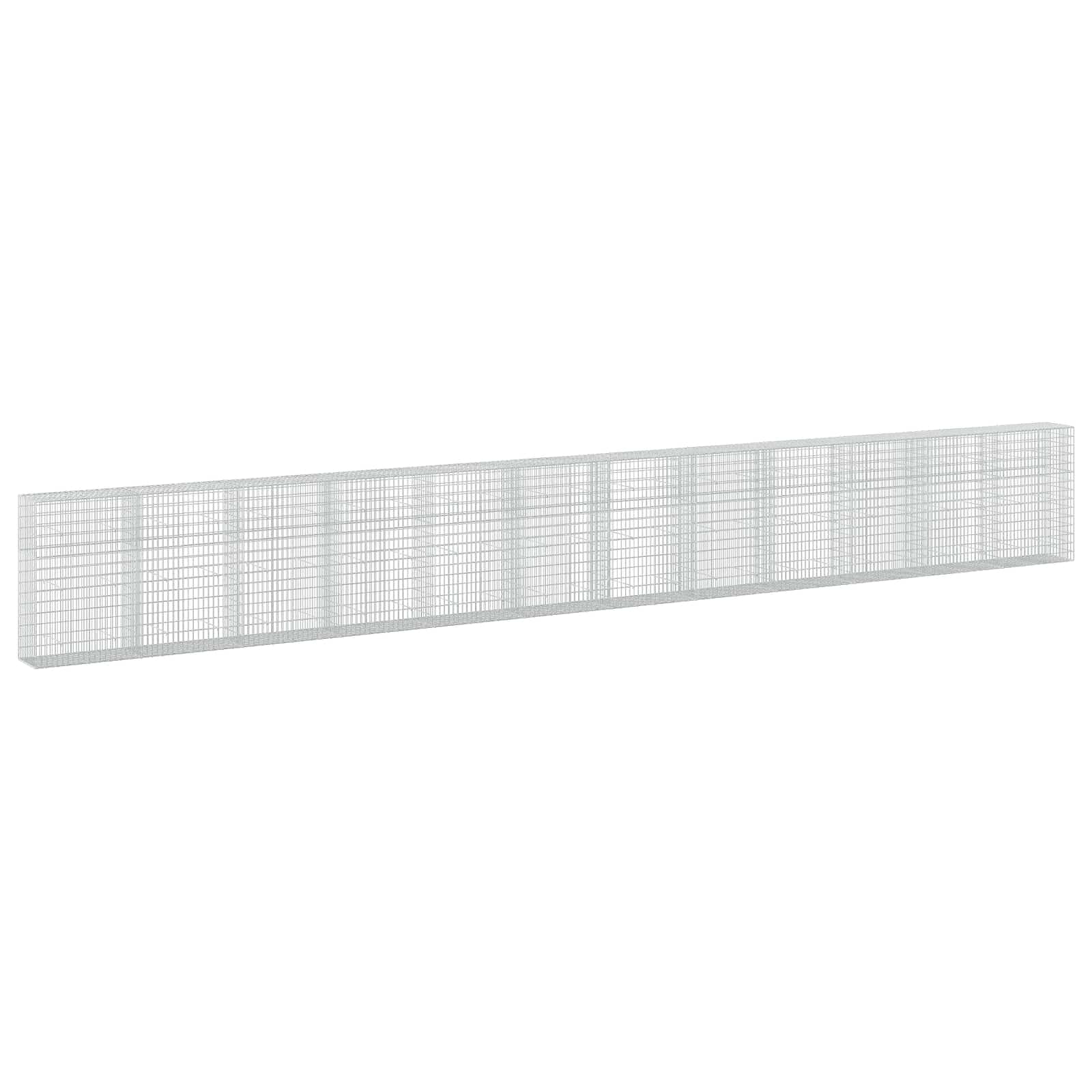 Gabione Mit 5 Mm Draht Und 5x10 Cm Maschen 1200x50x150 Cm Vidaxl