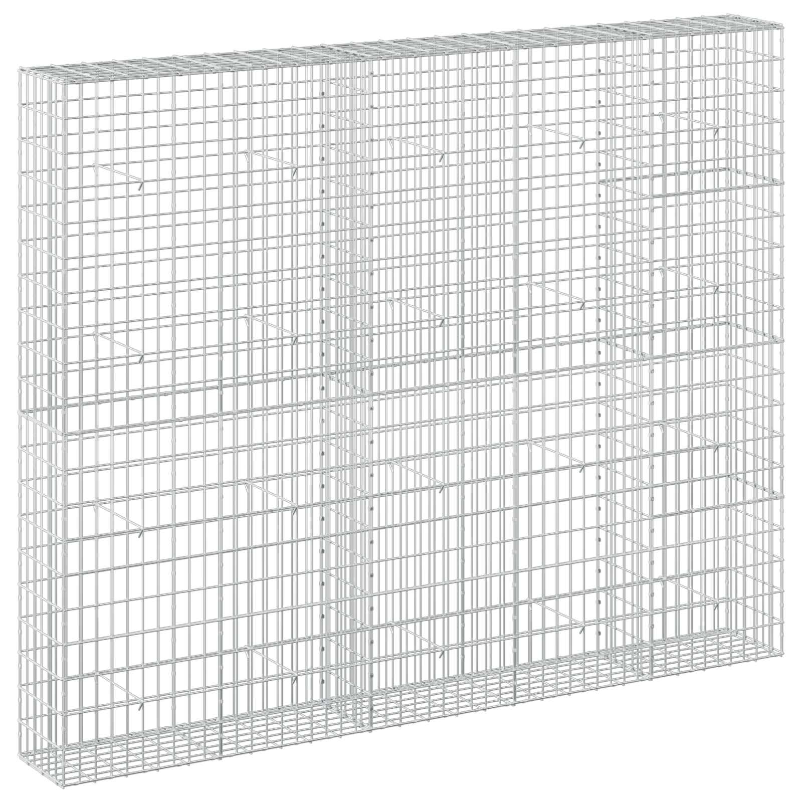 Gabione Mit 5 Mm Draht Und 5x10 Cm Maschen 250x30x200 Cm Vidaxl