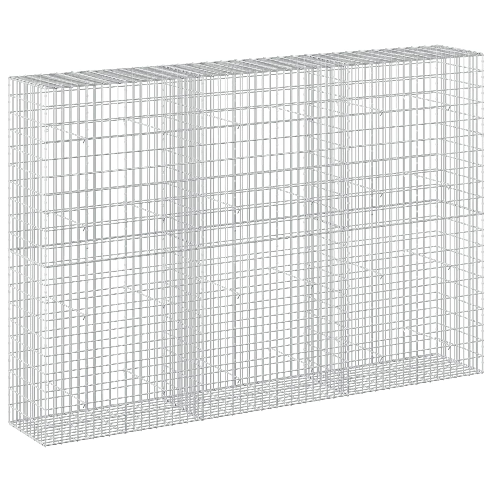 Gabione Mit 5 Mm Draht Und 5x10 Cm Maschen 300x50x200 Cm Vidaxl