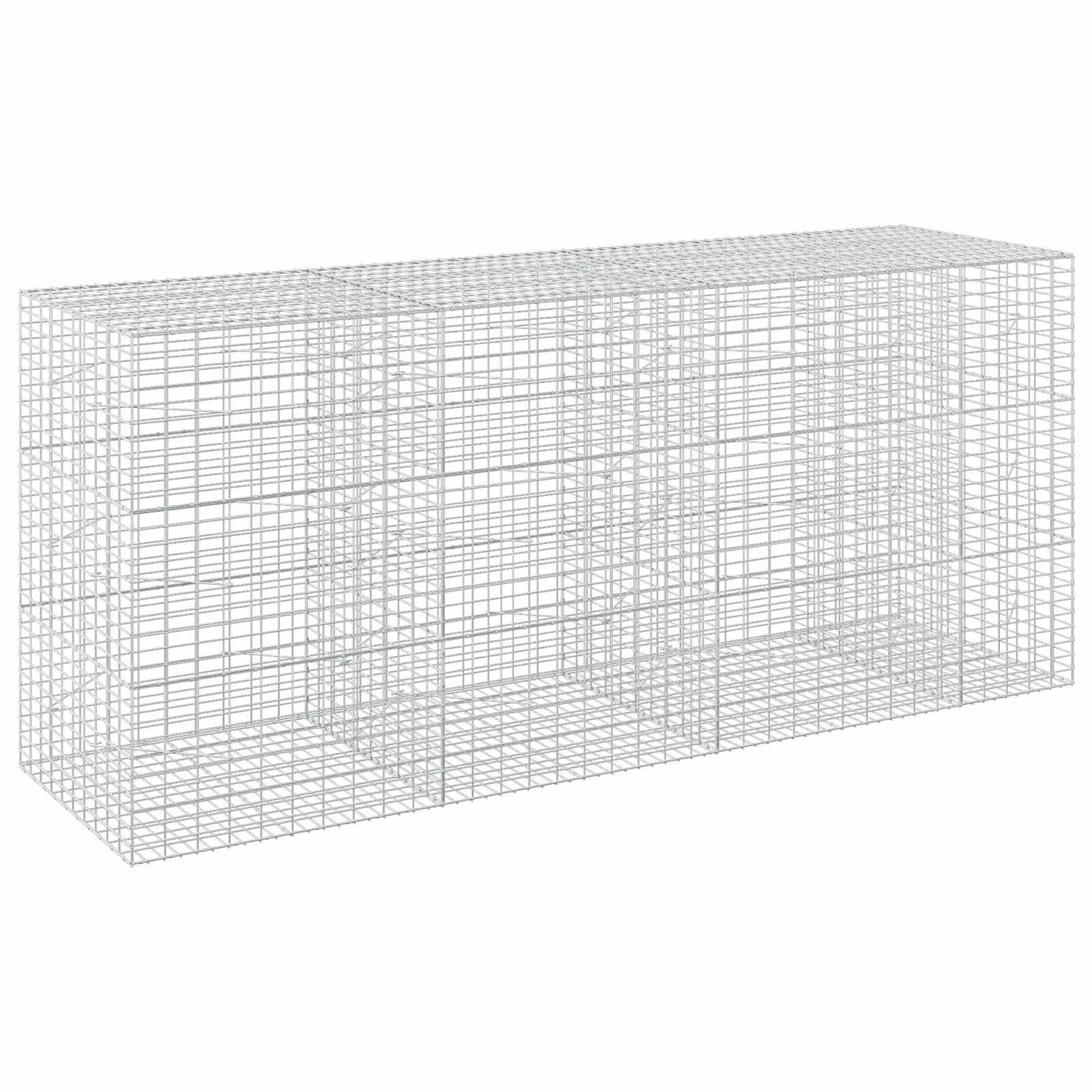 Gabione Mit 5 Mm Draht Und 5x10 Cm Maschen 350x100x150 Cm Vidaxl