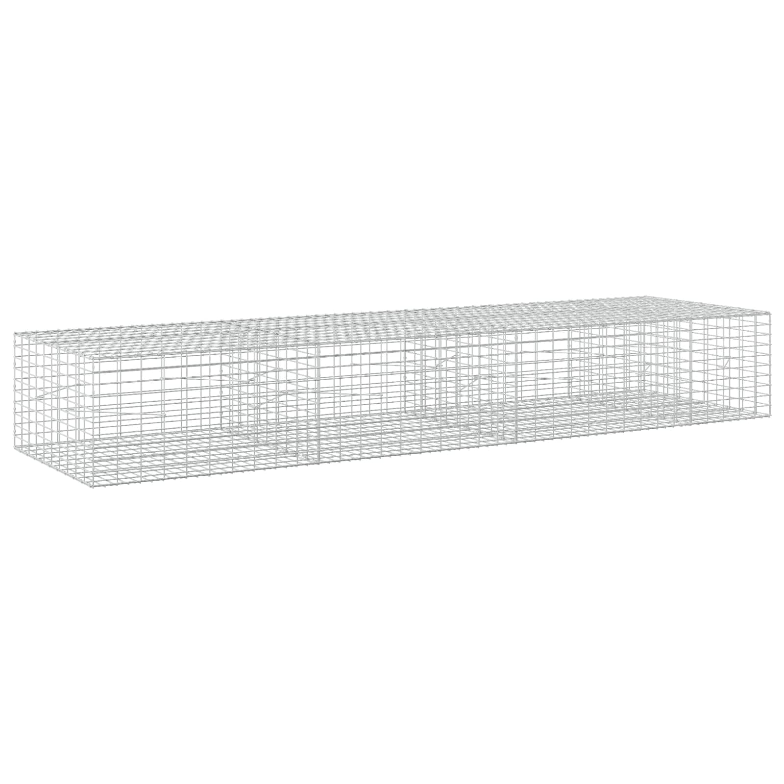 Gabione Mit 5 Mm Draht Und 5x10 Cm Maschen 350x100x50 Cm Vidaxl