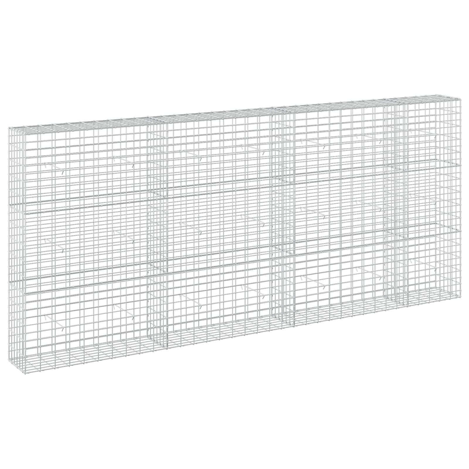 Gabione Mit 5 Mm Draht Und 5x10 Cm Maschen 350x30x150 Cm Vidaxl