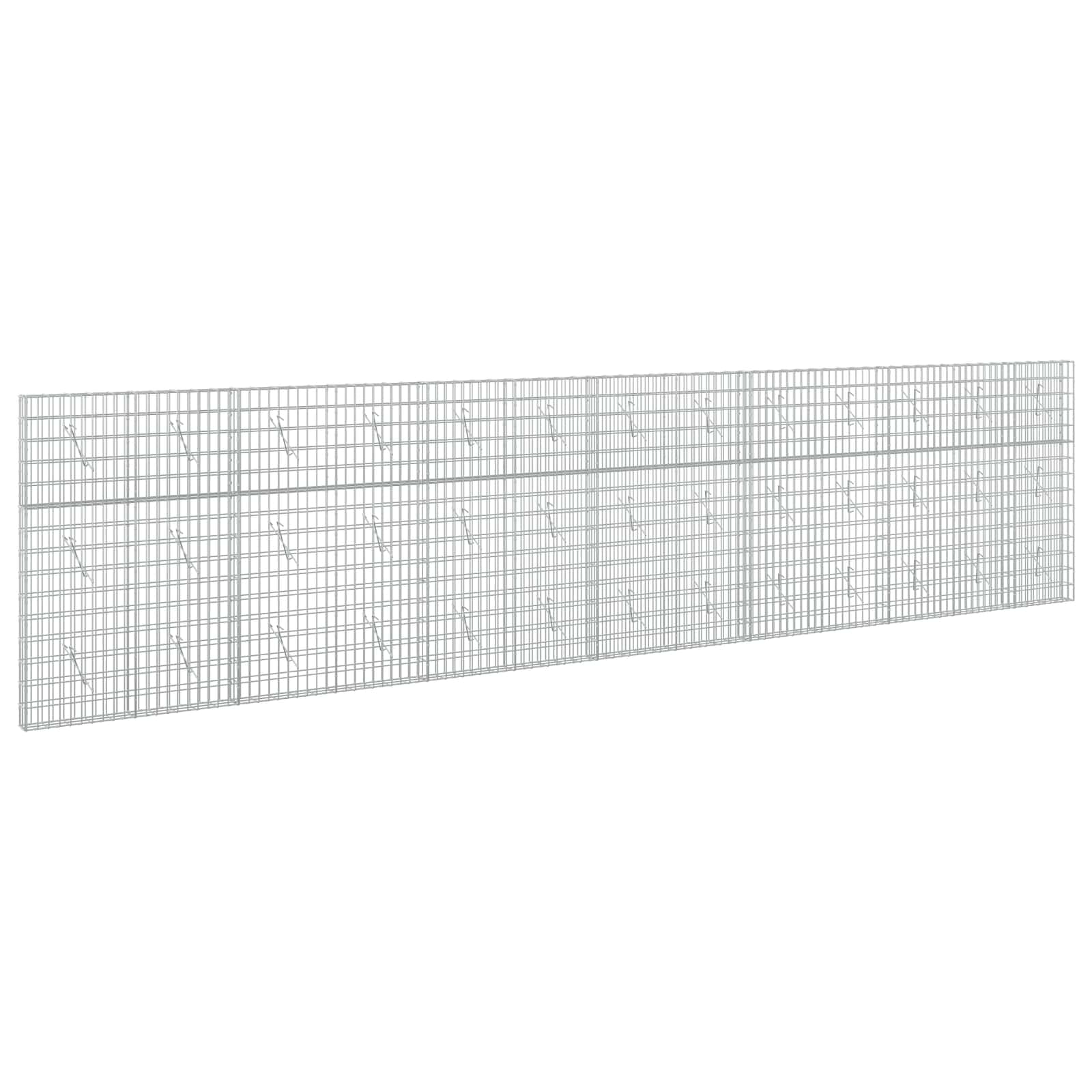 Gabione Mit 5 Mm Draht Und 5x10 Cm Maschen 650x10x150 Cm Vidaxl