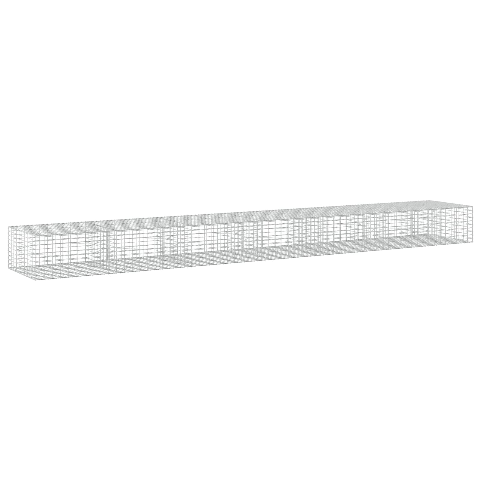 Gabione Mit 5 Mm Draht Und 5x10 Cm Maschen 650x100x50 Cm Vidaxl