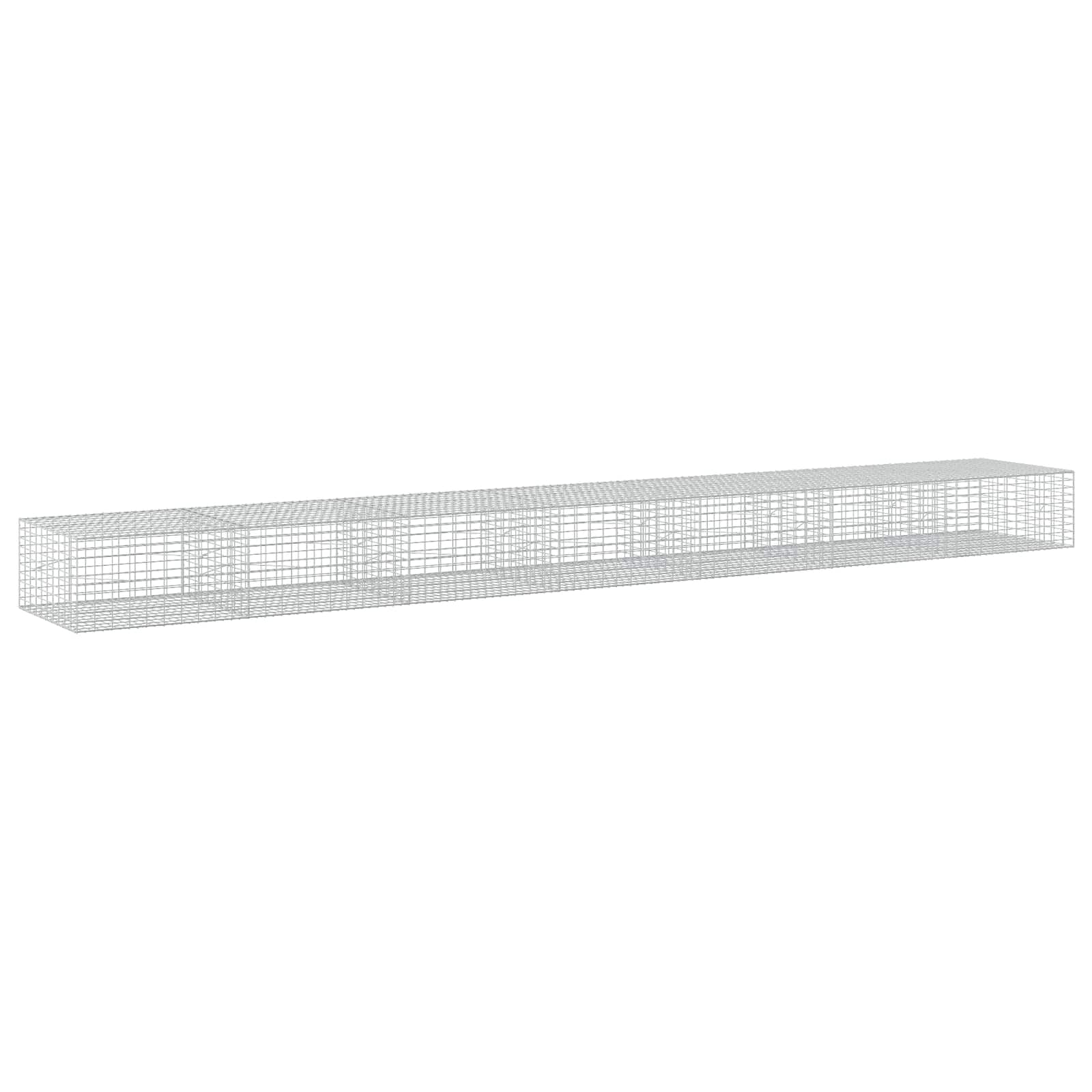 Gabione Mit 5 Mm Draht Und 5x10 Cm Maschen 700x100x50 Cm Vidaxl