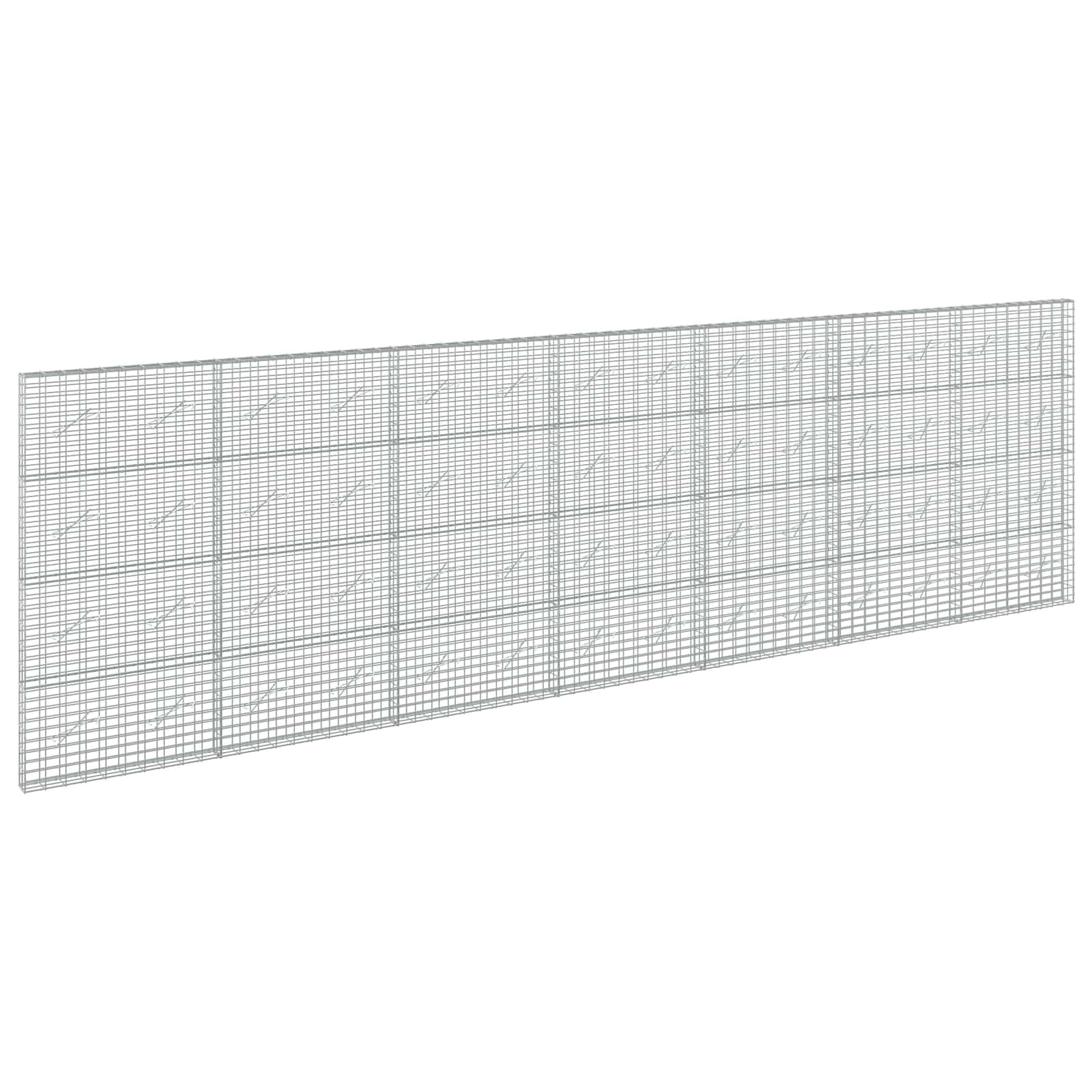 Gabione Mit 5 Mm Draht Und 5x10 Cm Maschen 700x10x200 Cm Vidaxl