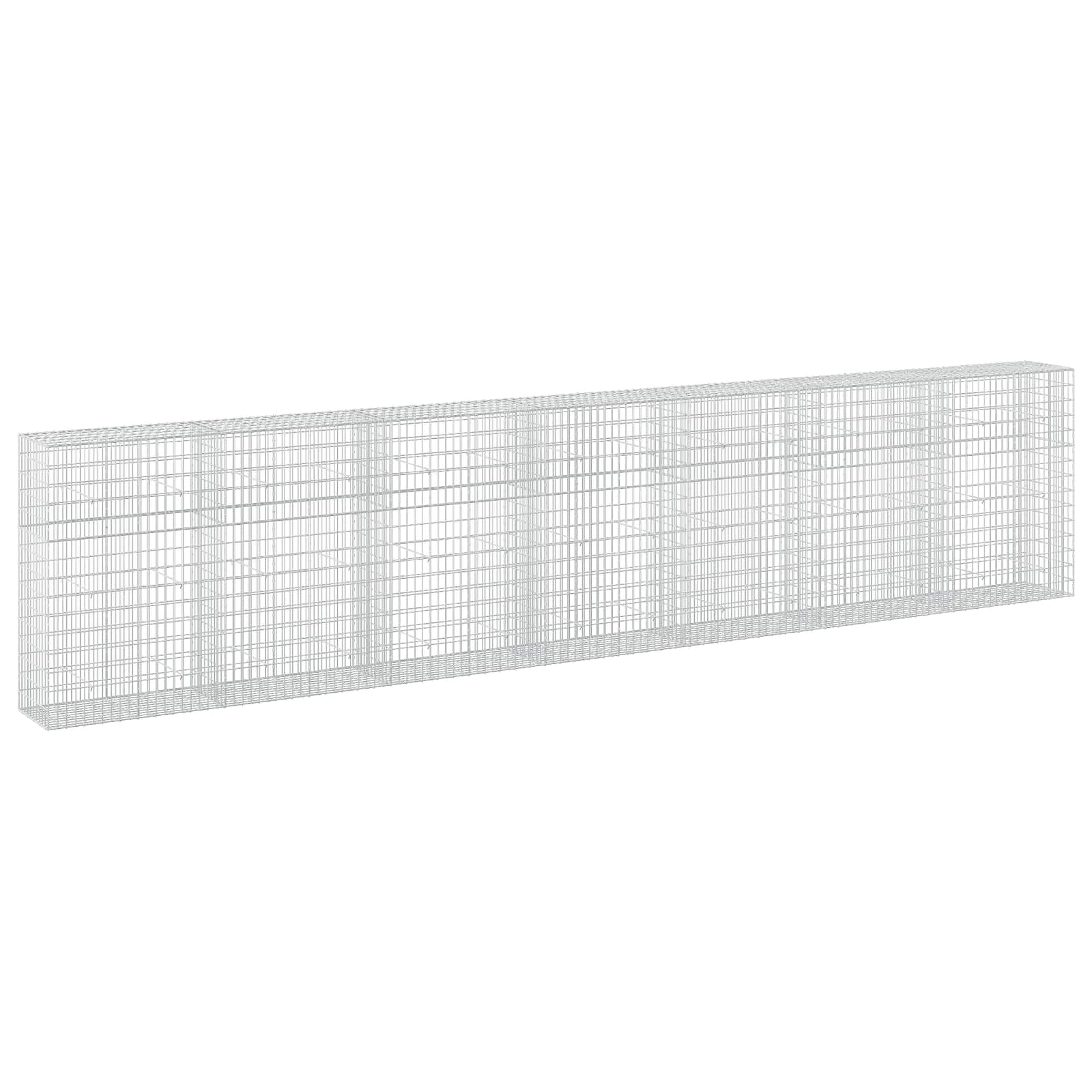 Gabione Mit 5 Mm Draht Und 5x10 Cm Maschen 700x50x150 Cm Vidaxl