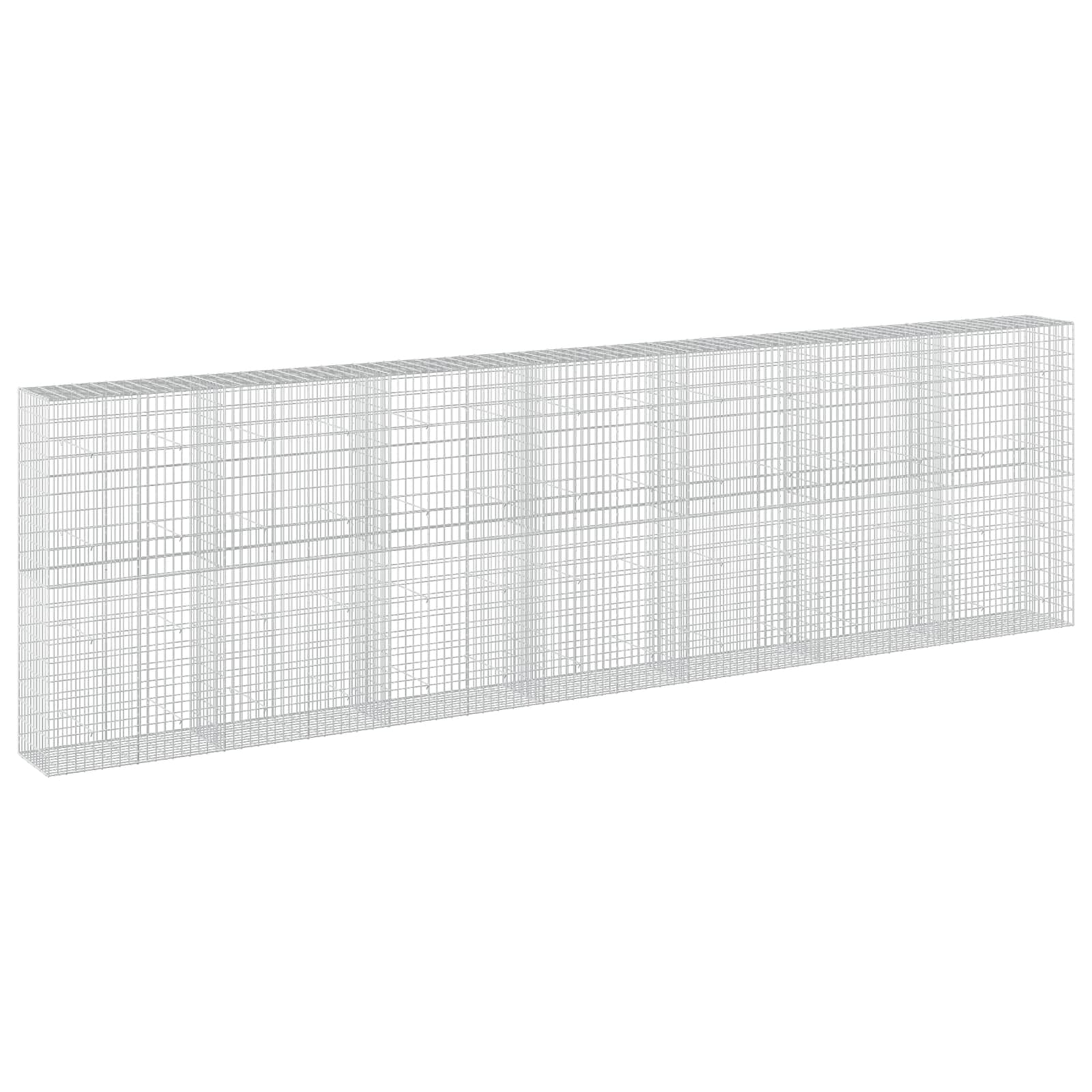 Gabione Mit 5 Mm Draht Und 5x10 Cm Maschen 700x50x200 Cm Vidaxl