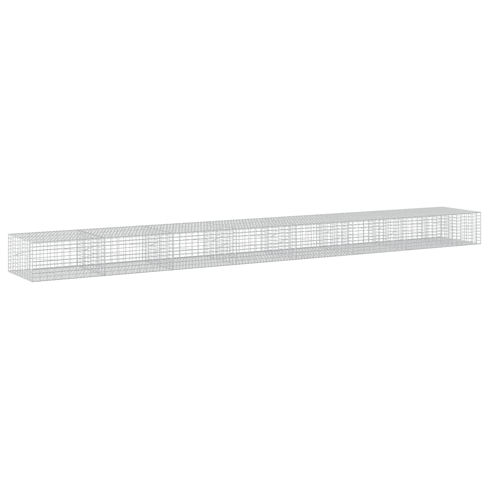 Gabione Mit 5 Mm Draht Und 5x10 Cm Maschen 750x100x50 Cm Vidaxl