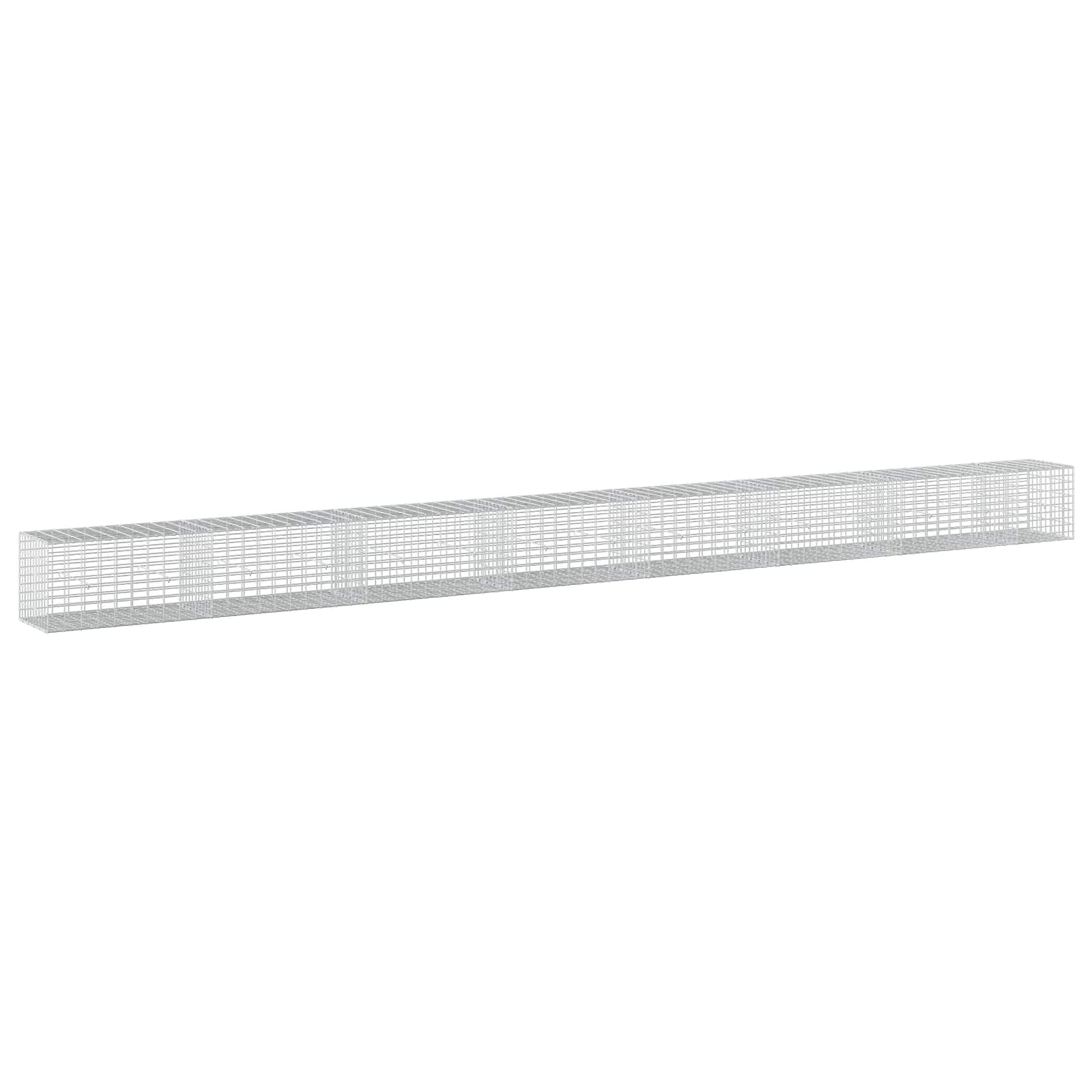 Gabione Mit 5 Mm Draht Und 5x10 Cm Maschen 750x50x50 Cm Vidaxl