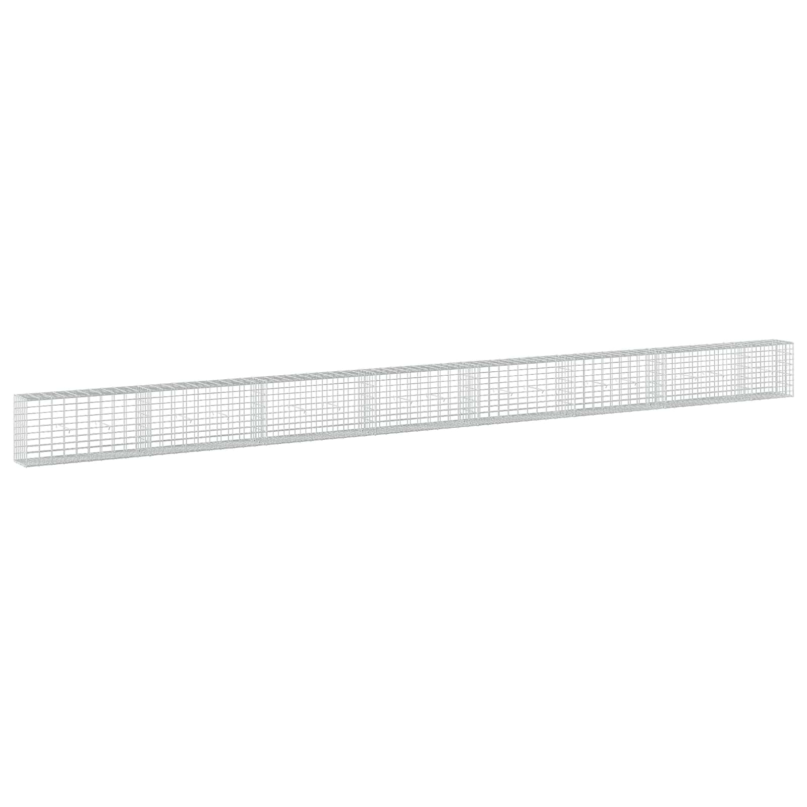 Gabione Mit 5 Mm Draht Und 5x10 Cm Maschen 750x30x50 Cm Vidaxl