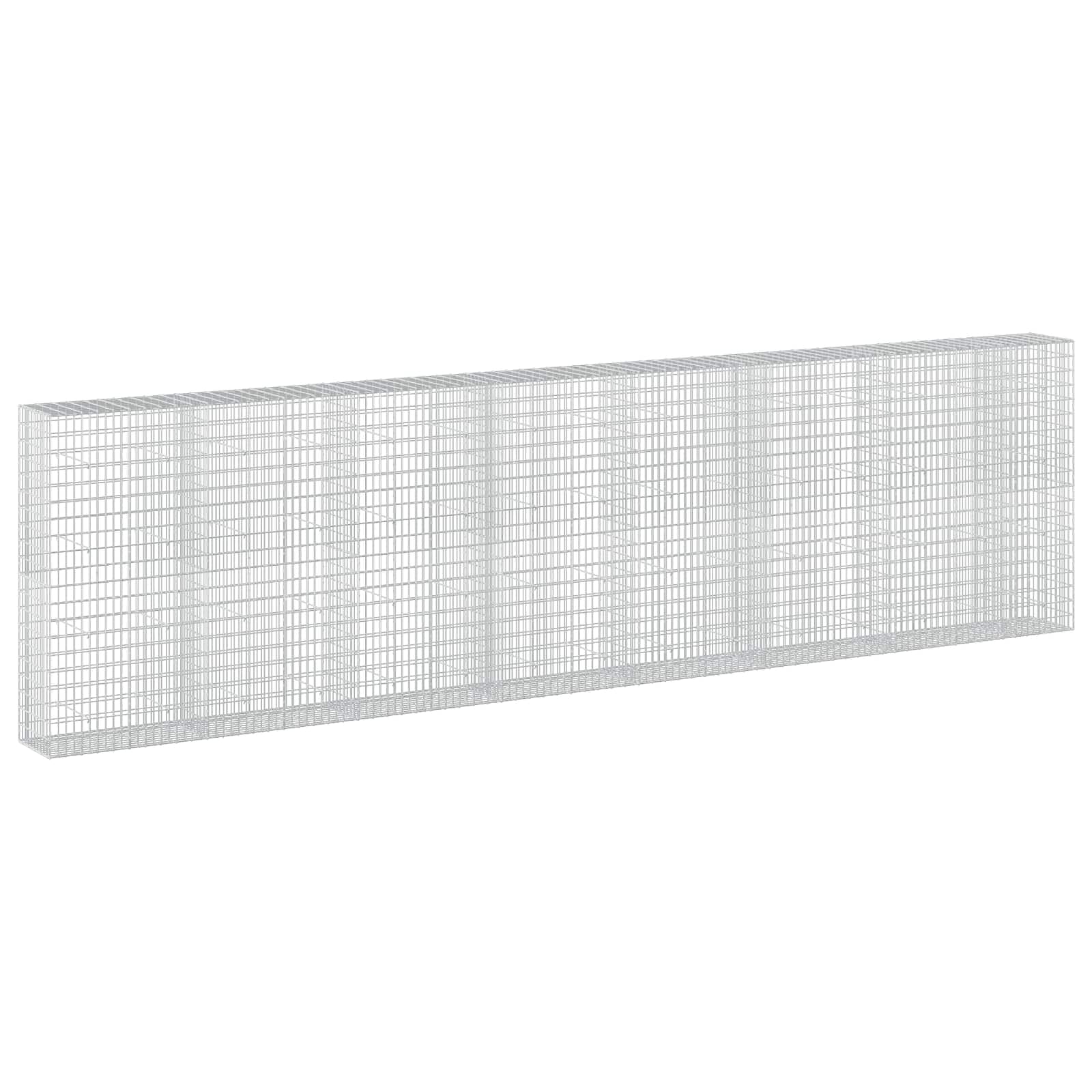 Gabione Mit 5 Mm Draht Und 5x10 Cm Maschen 750x50x200 Cm Vidaxl