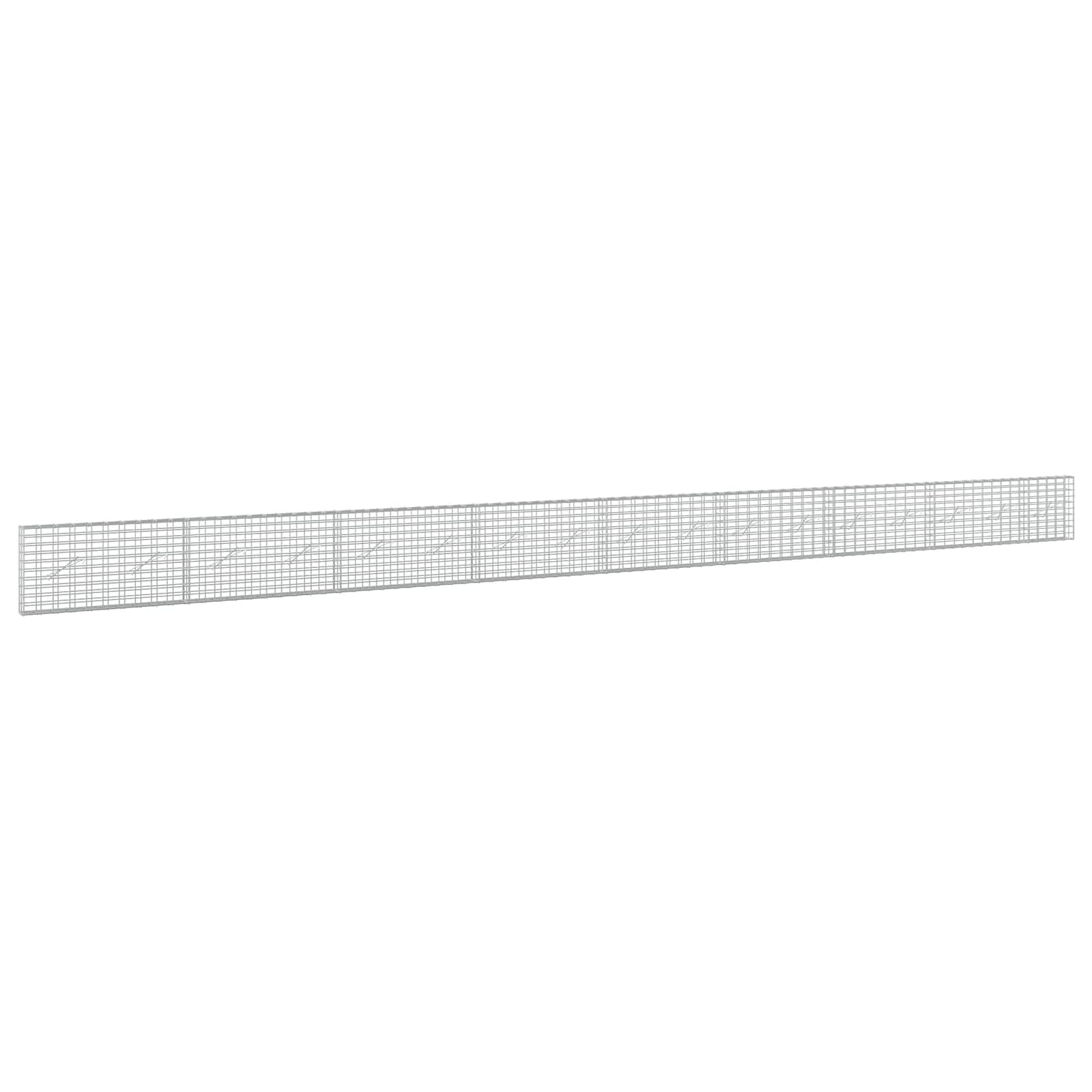 Gabione Mit 5 Mm Draht Und 5x10 Cm Maschen 850x10x50 Cm Vidaxl