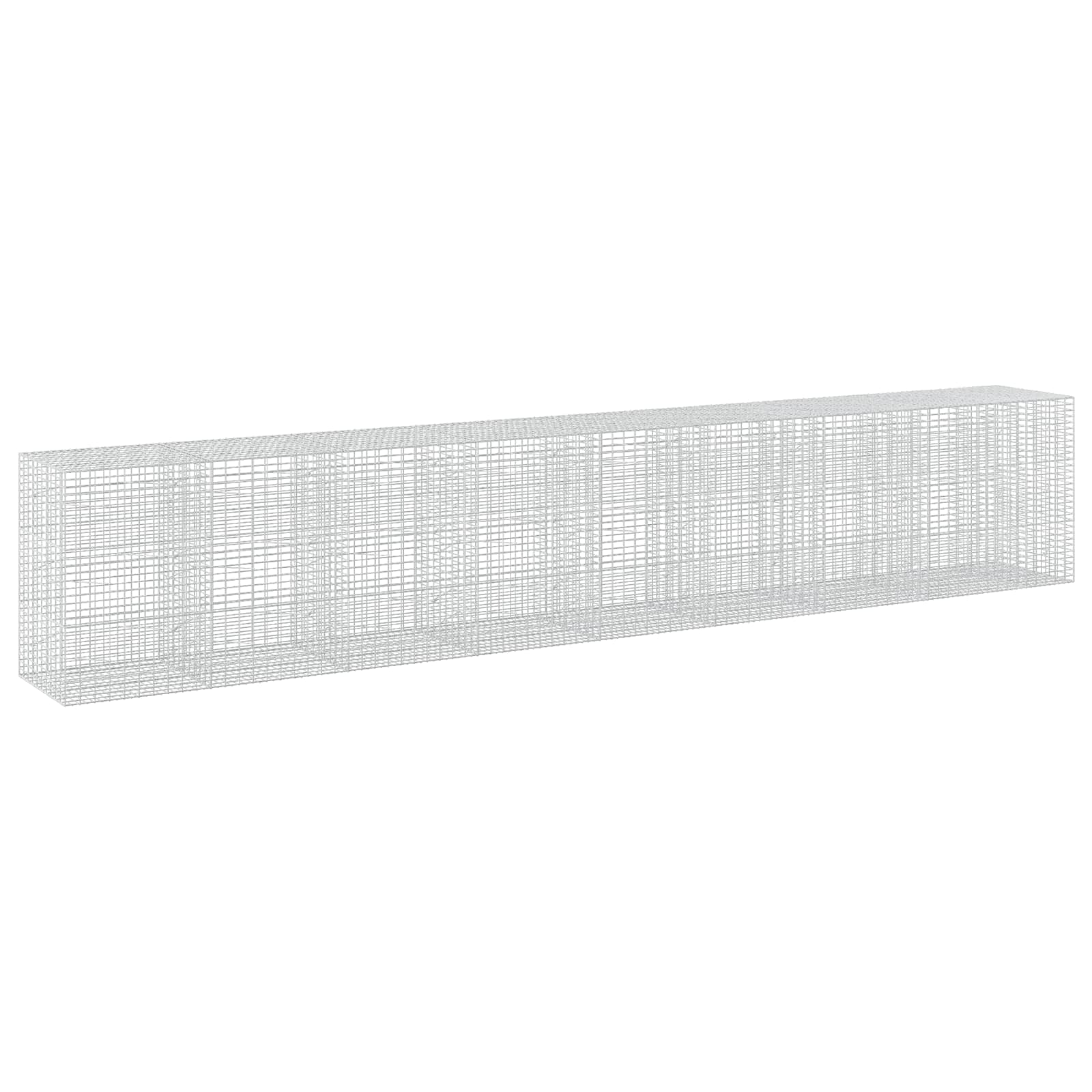 Gabione Mit 5 Mm Draht Und 5x10 Cm Maschen 850x100x150 Cm Vidaxl