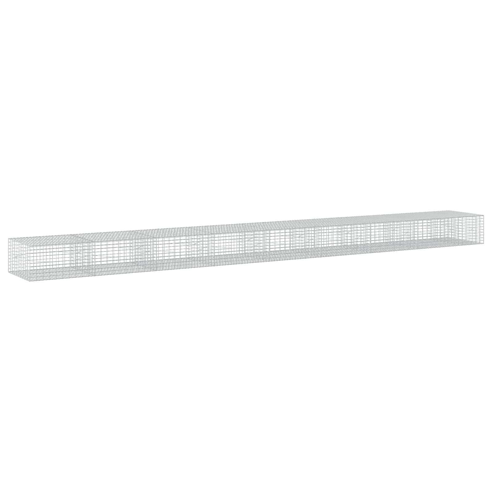 Gabione Mit 5 Mm Draht Und 5x10 Cm Maschen 850x100x50 Cm Vidaxl
