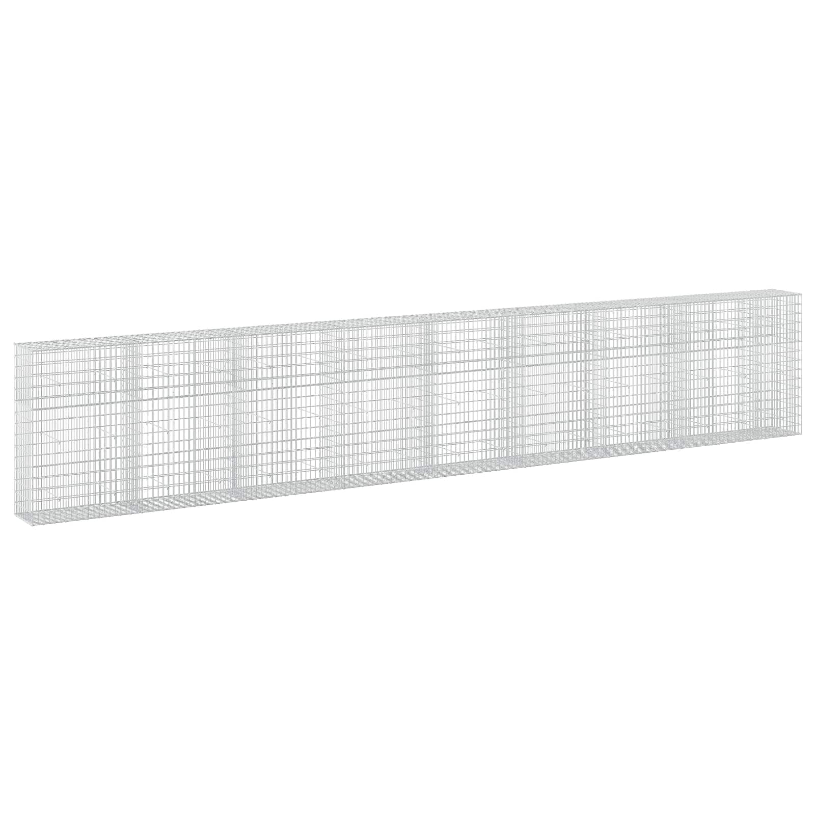 Gabione Mit 5 Mm Draht Und 5x10 Cm Maschen 850x50x150 Cm Vidaxl