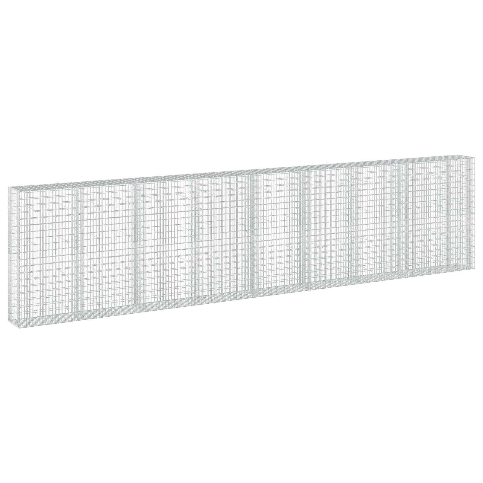 Gabione Mit 5 Mm Draht Und 5x10 Cm Maschen 850x50x200 Cm Vidaxl