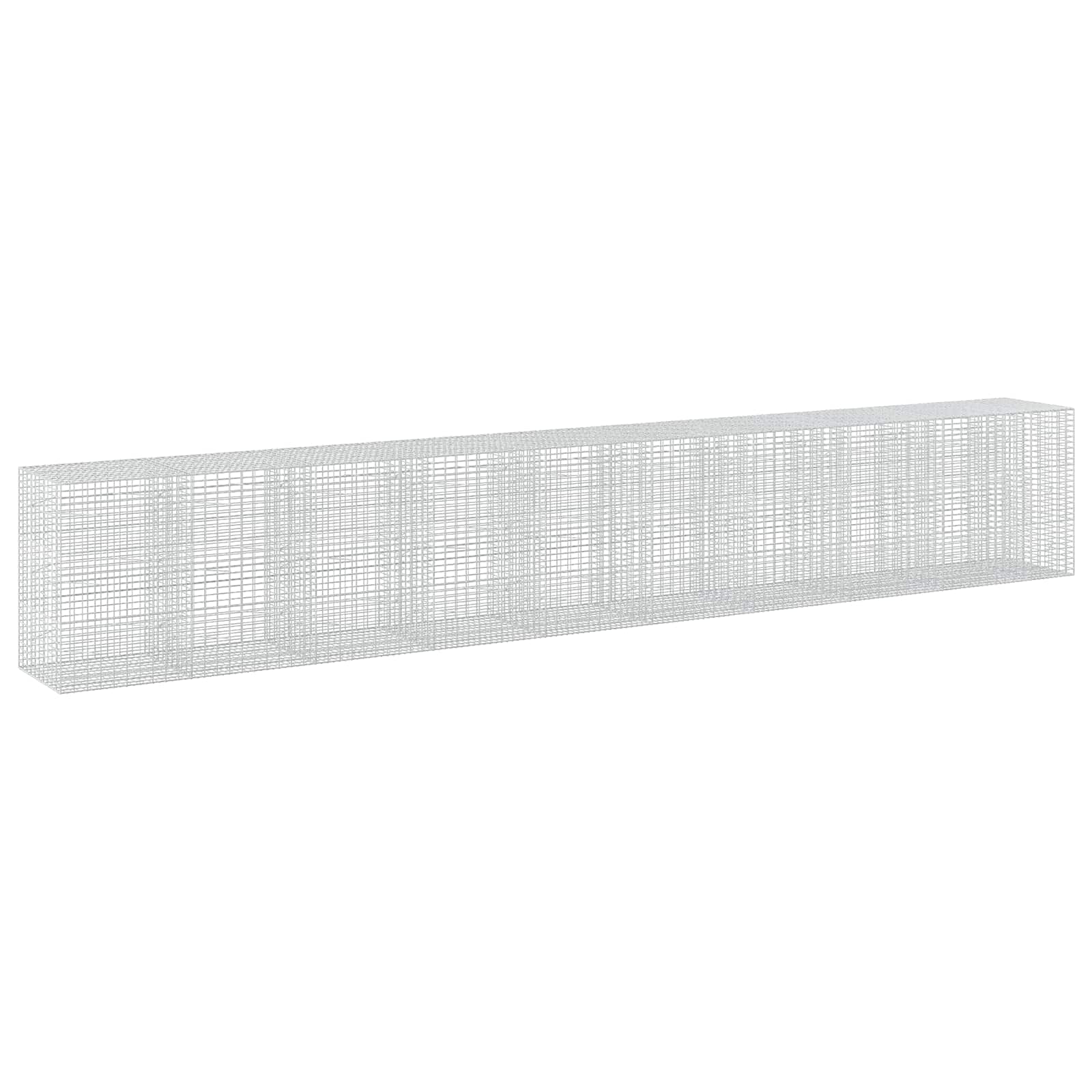 Gabione Mit 5 Mm Draht Und 5x10 Cm Maschen 950x100x150 Cm Vidaxl