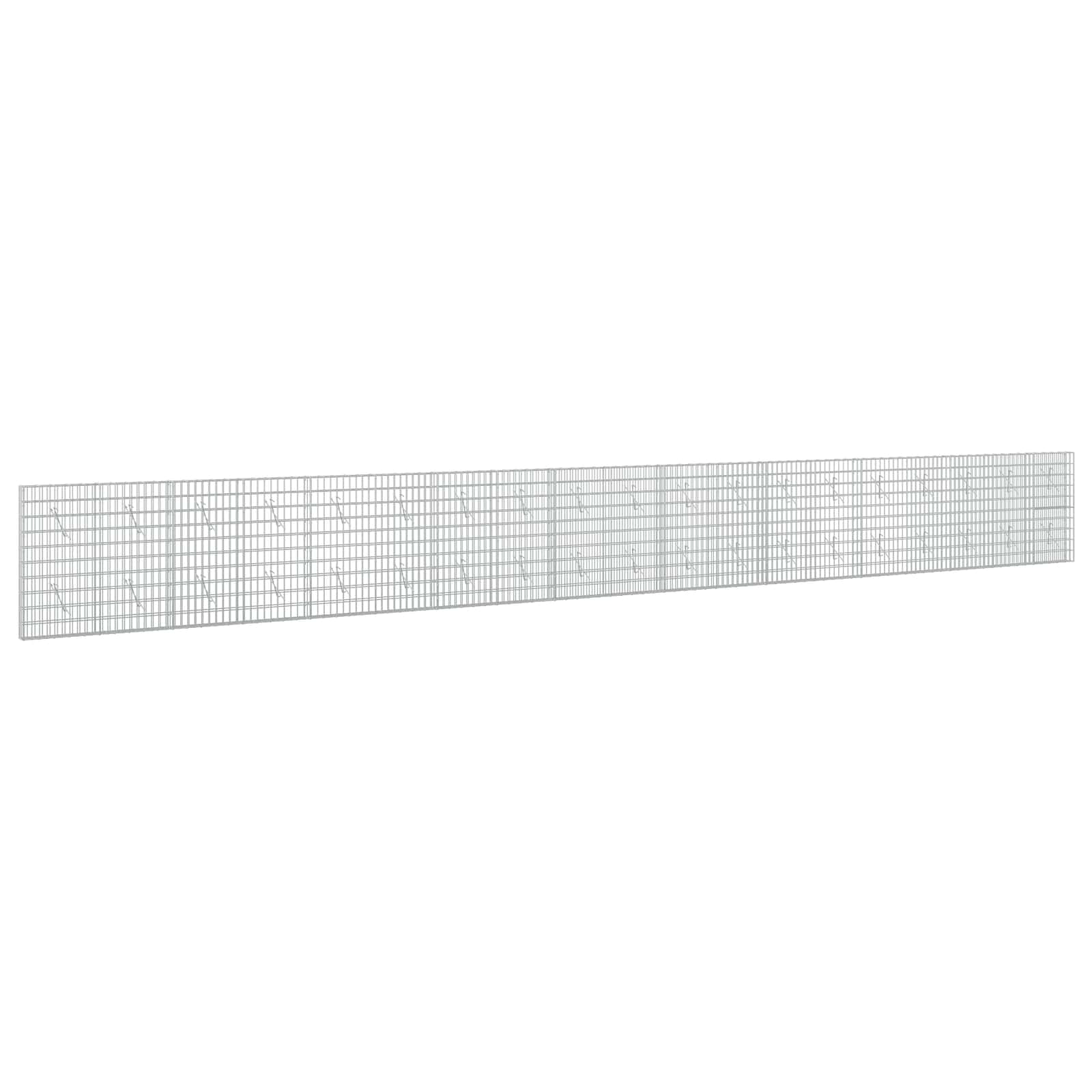 Gabione Mit 5 Mm Draht Und 5x10 Cm Maschen 950x10x100 Cm Vidaxl