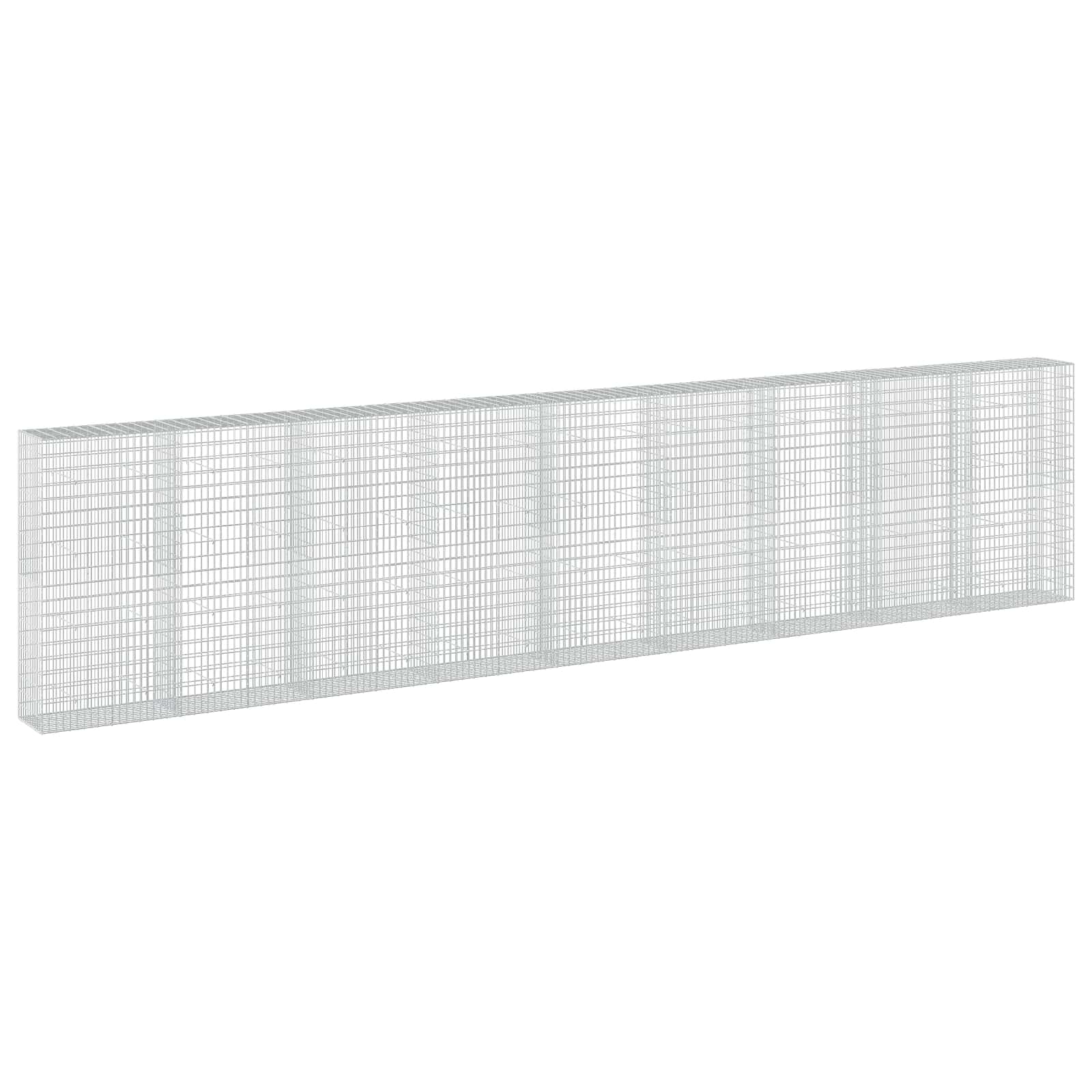 Gabione Mit 5 Mm Draht Und 5x10 Cm Maschen 900x50x200 Cm Vidaxl