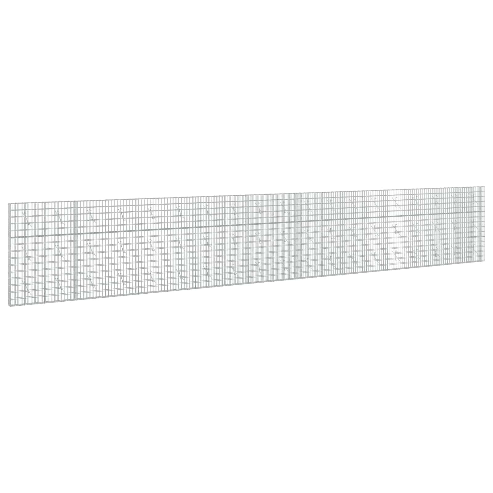 Gabione Mit 5 Mm Draht Und 5x10 Cm Maschen 950x10x150 Cm Vidaxl