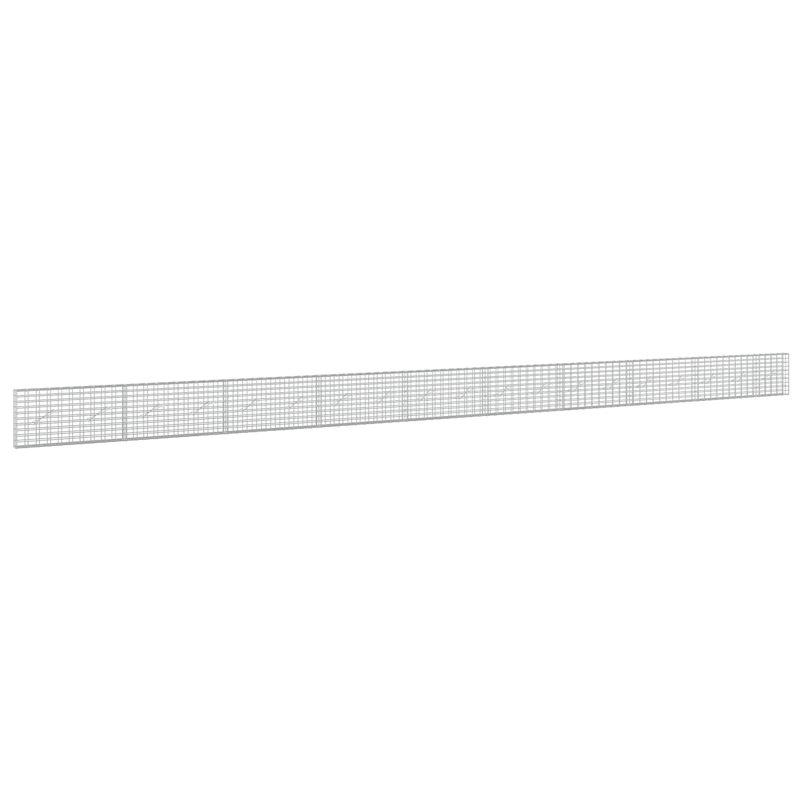 Gabione Mit 5 Mm Draht Und 5x10 Cm Maschen 950x10x50 Cm Vidaxl