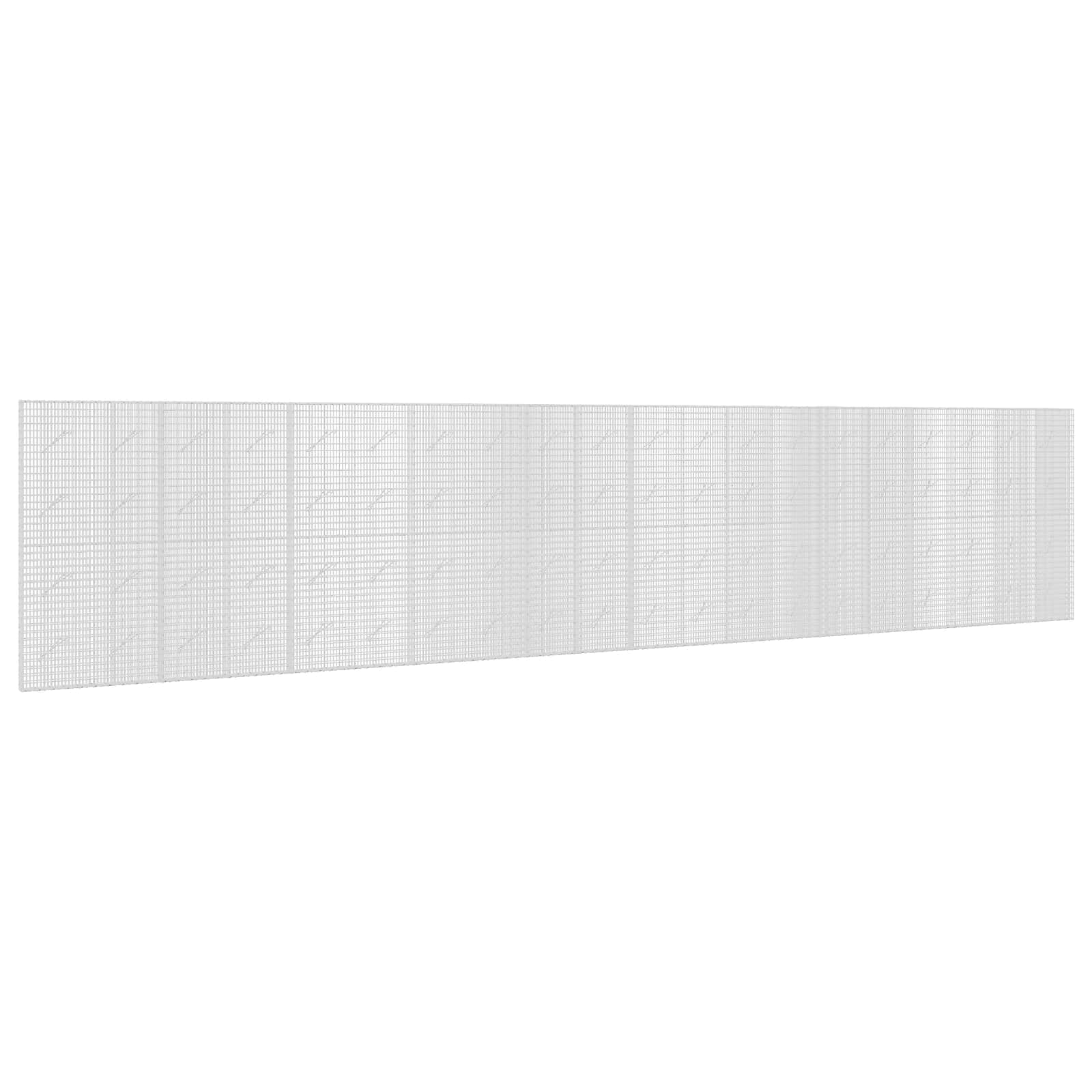 Gabione Mit 5 Mm Draht Und 5x2,5 Cm Maschen 1000x10x200 Cm Vidaxl