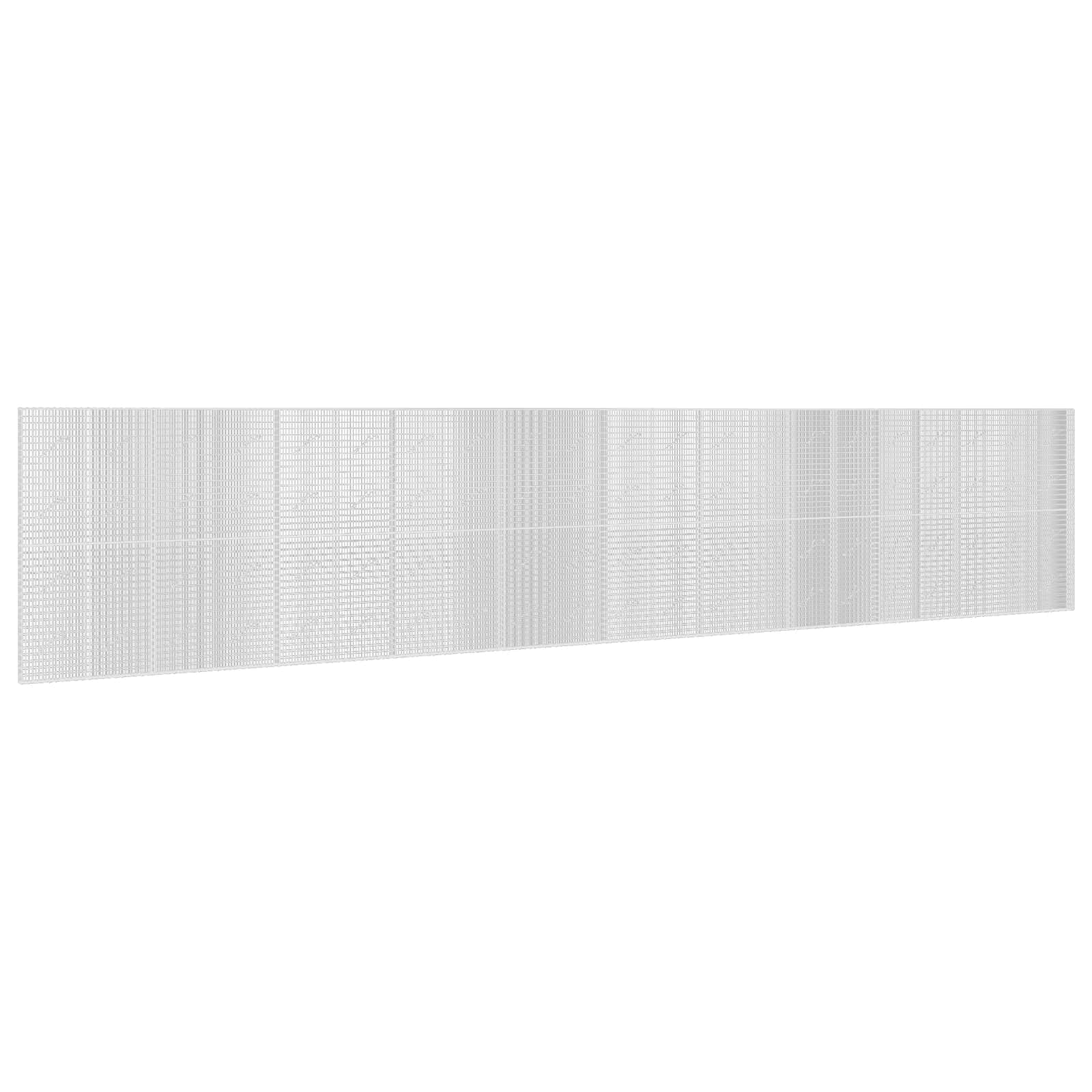 Gabione Mit 5 Mm Draht Und 5x2,5 Cm Maschen 1050x10x200 Cm Vidaxl