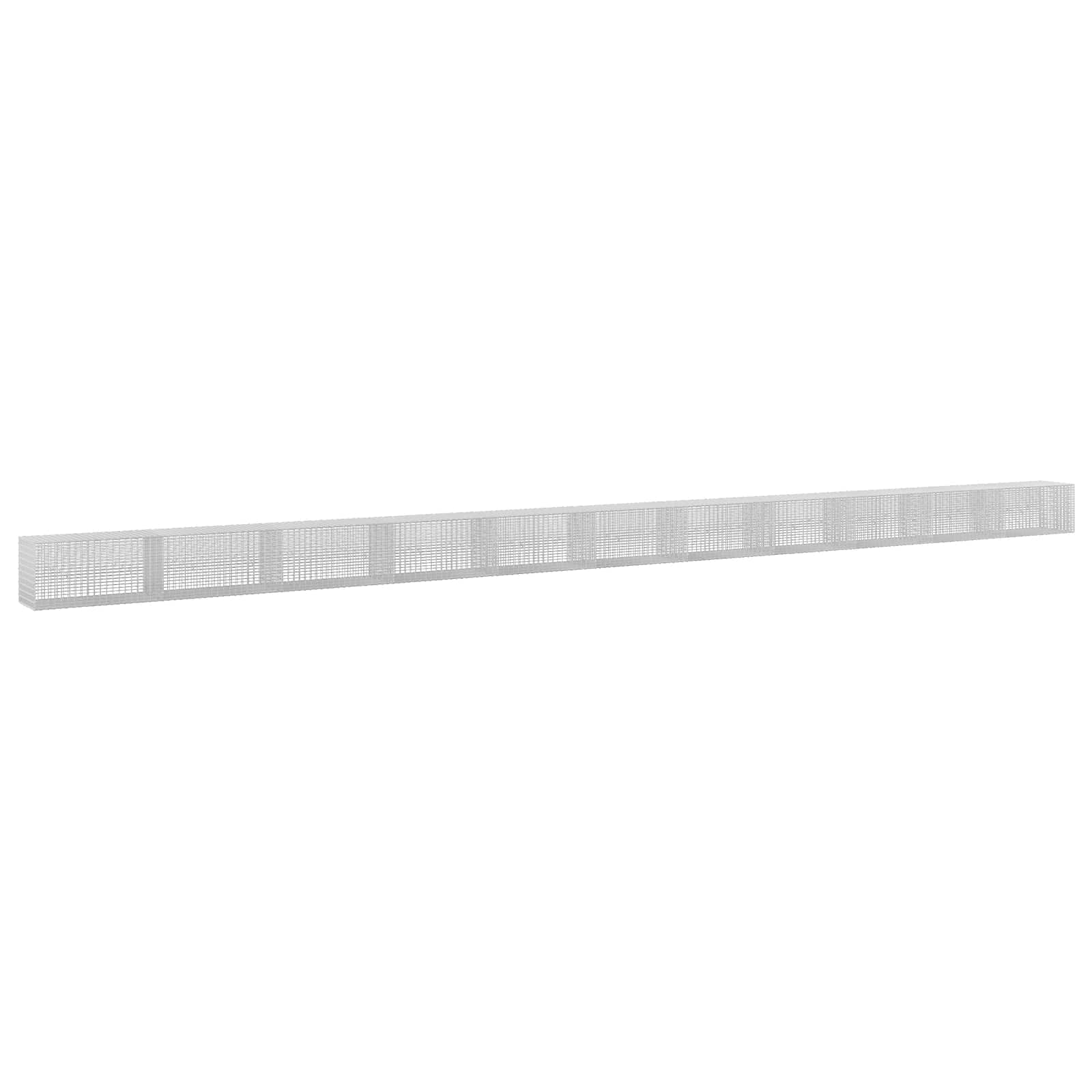 Gabione Mit 5 Mm Draht Und 5x2,5 Cm Maschen 1100x50x50 Cm Vidaxl