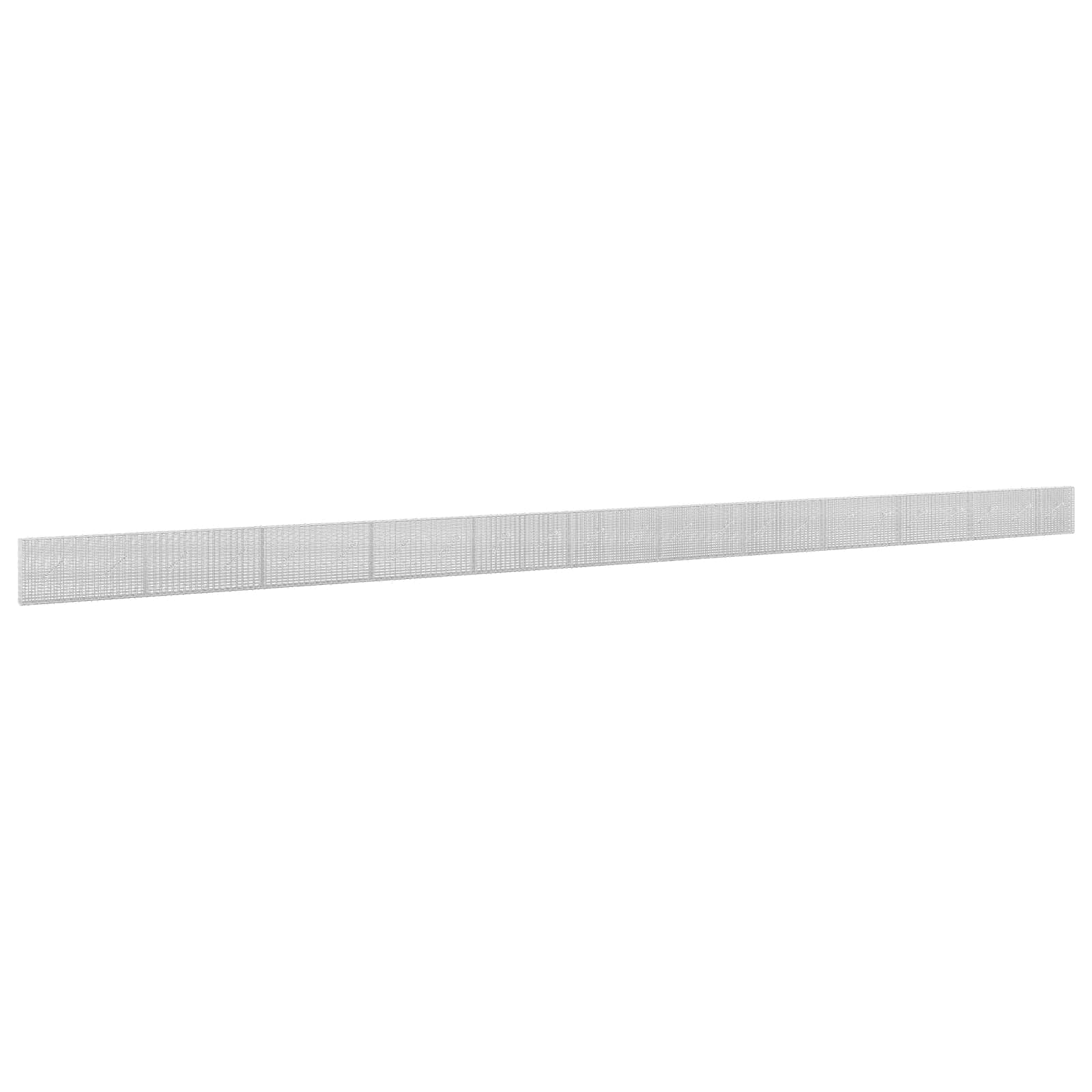 Gabione Mit 5 Mm Draht Und 5x2,5 Cm Maschen 1150x10x50 Cm Vidaxl