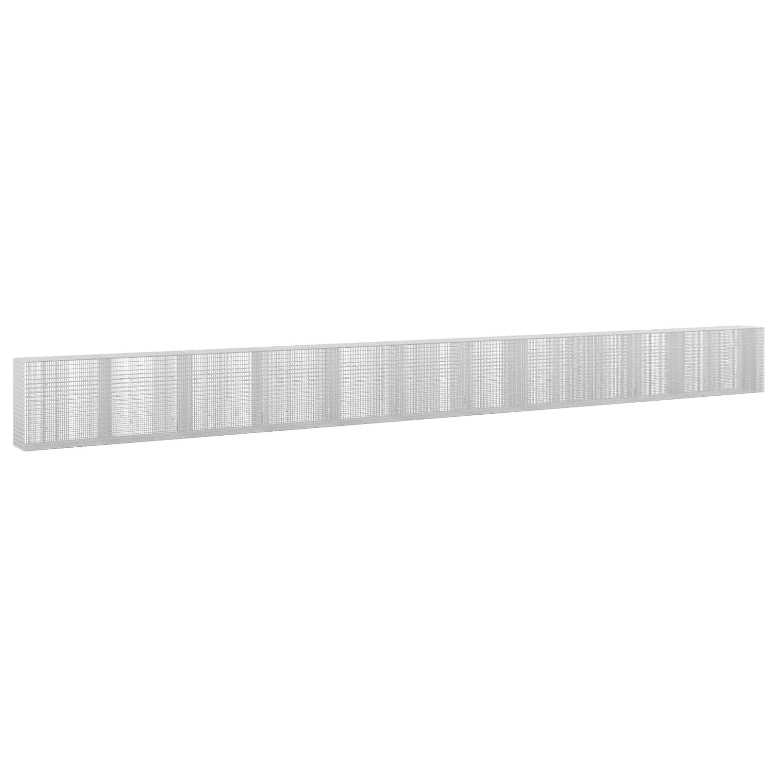 Gabione Mit 5 Mm Draht Und 5x2,5 Cm Maschen 1150x50x100 Cm Vidaxl
