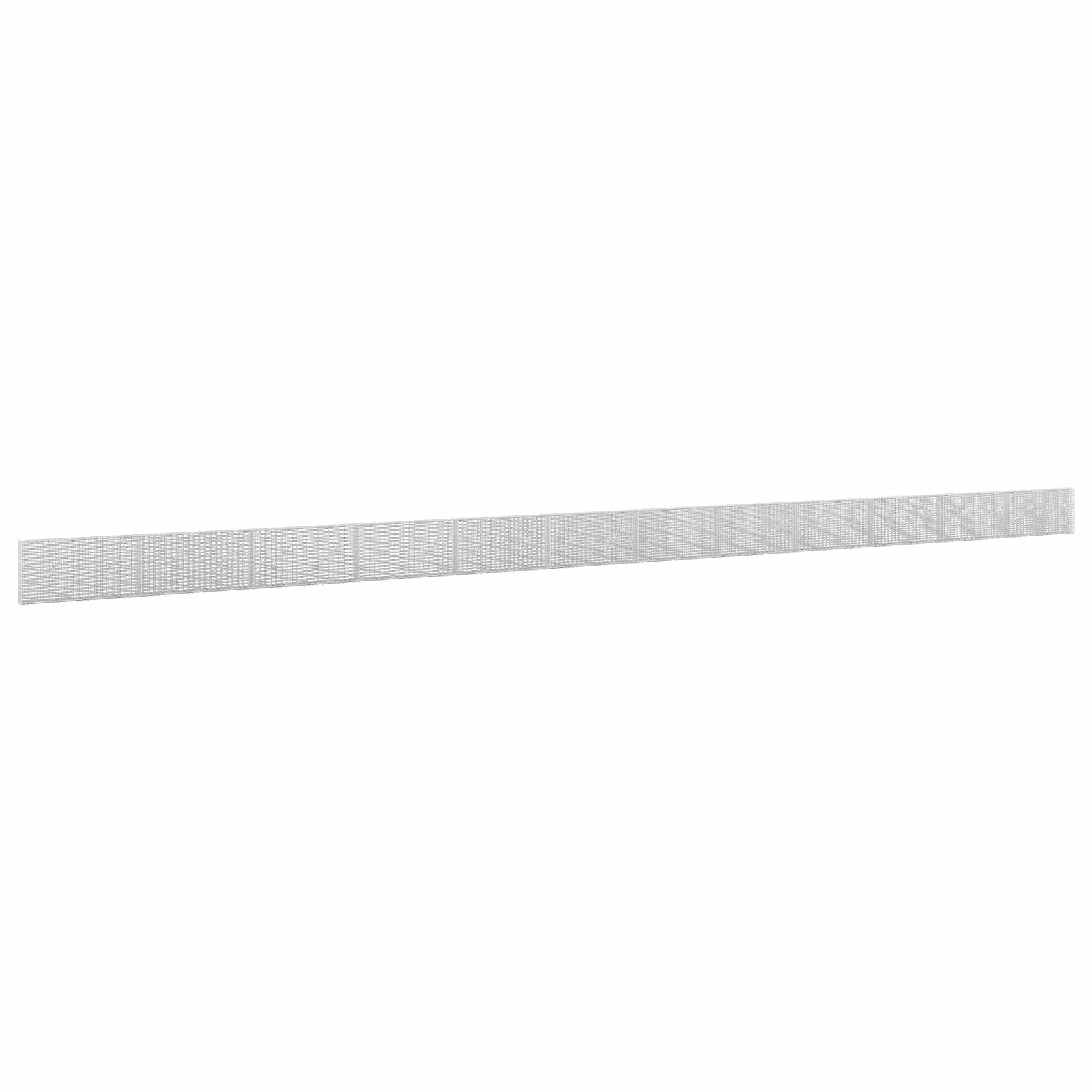 Gabione Mit 5 Mm Draht Und 5x2,5 Cm Maschen 1200x10x50 Cm Vidaxl