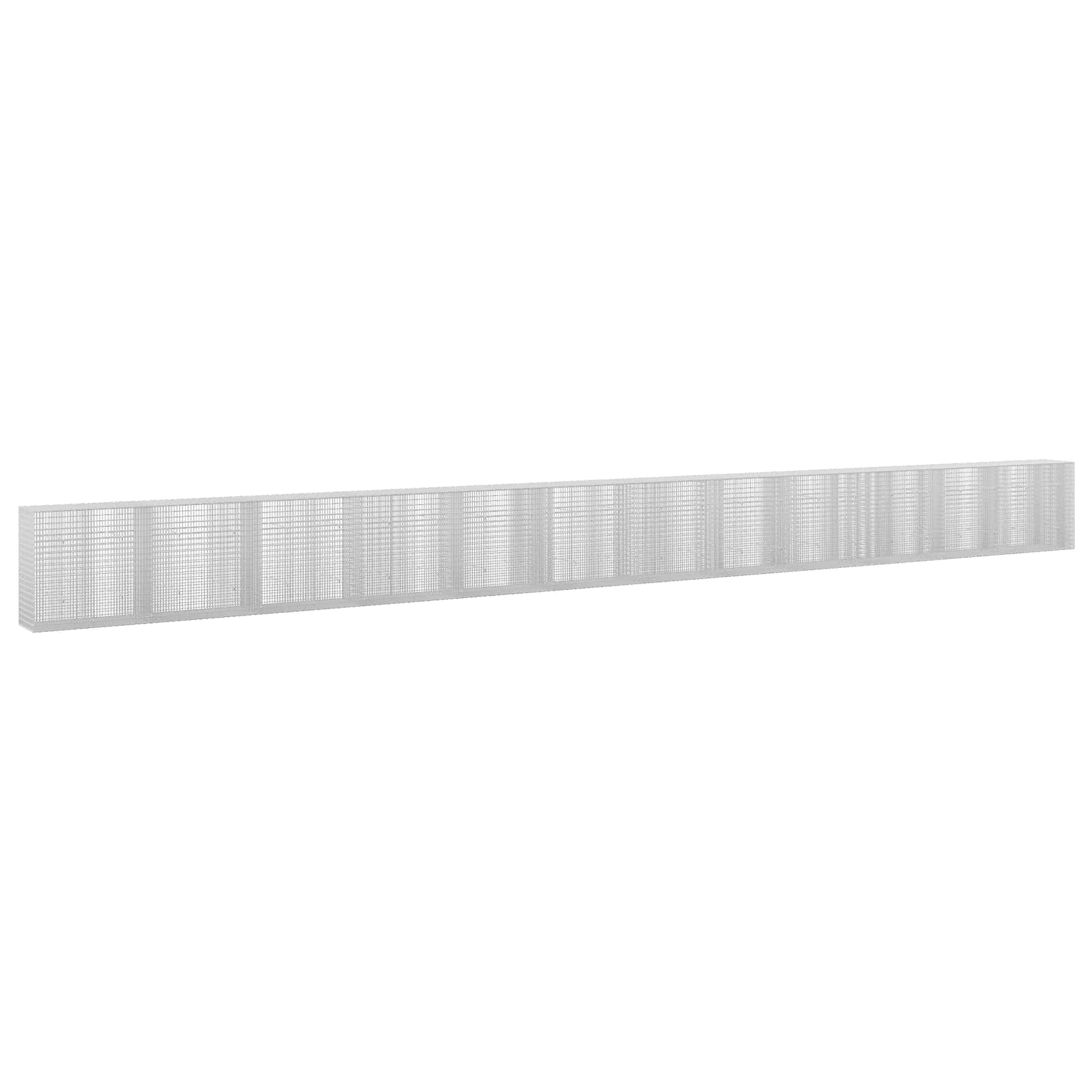 Gabione Mit 5 Mm Draht Und 5x2,5 Cm Maschen 1200x50x100 Cm Vidaxl