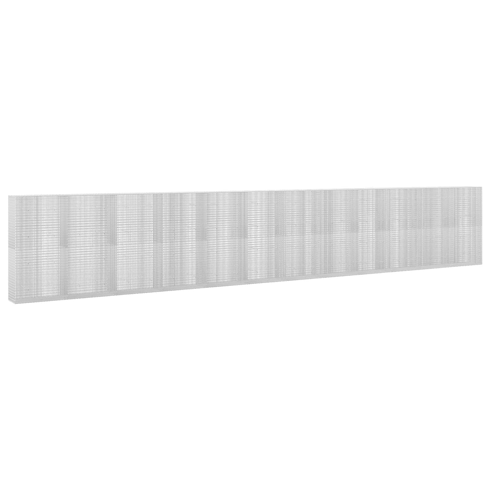 Gabione Mit 5 Mm Draht Und 5x2,5 Cm Maschen 1200x50x200 Cm Vidaxl