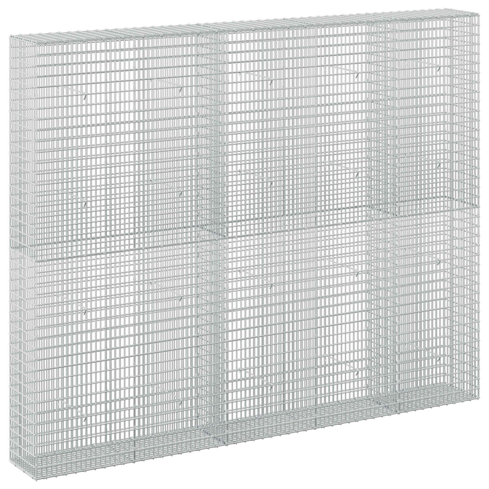 Gabione Mit 5 Mm Draht Und 5x2,5 Cm Maschen 250x30x200 Cm Vidaxl