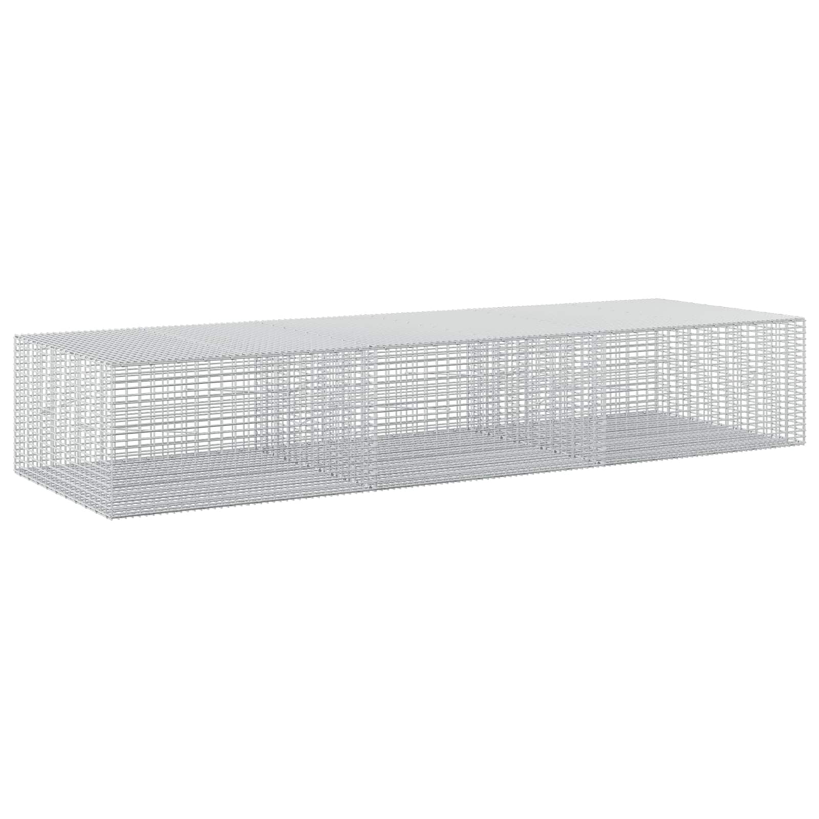 Gabione Mit 5 Mm Draht Und 5x2,5 Cm Maschen 300x100x50 Cm Vidaxl