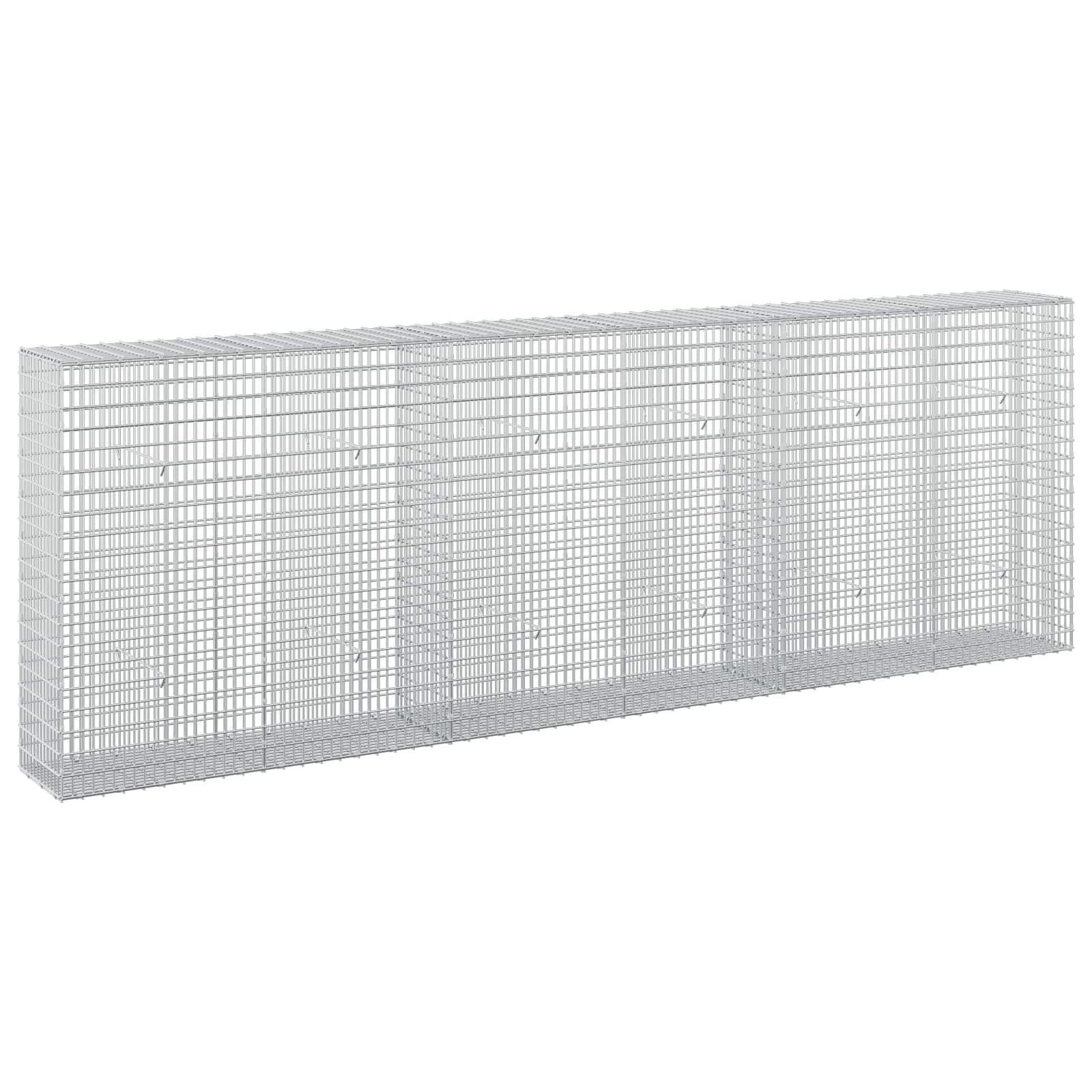 Gabione Mit 5 Mm Draht Und 5x2,5 Cm Maschen 300x30x100 Cm Vidaxl