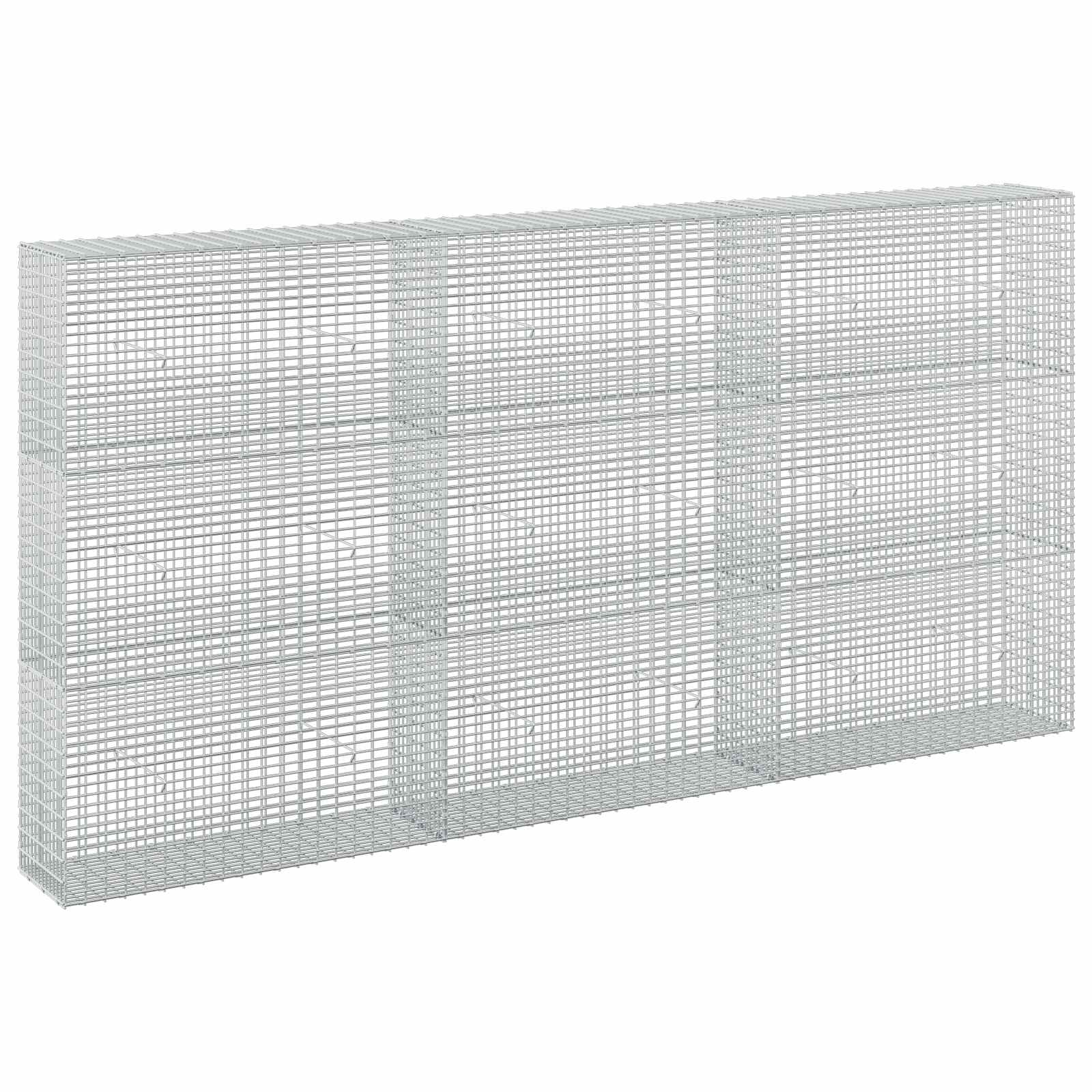 Gabione Mit 5 Mm Draht Und 5x2,5 Cm Maschen 300x30x150 Cm Vidaxl