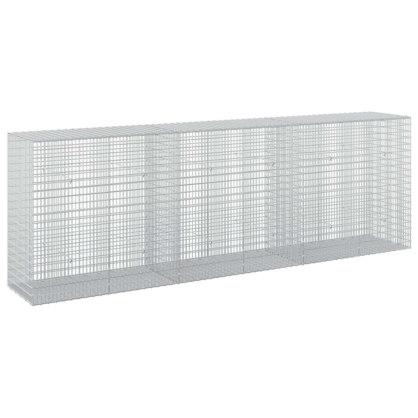 Gabione Mit 5 Mm Draht Und 5x2,5 Cm Maschen 300x50x100 Cm Vidaxl