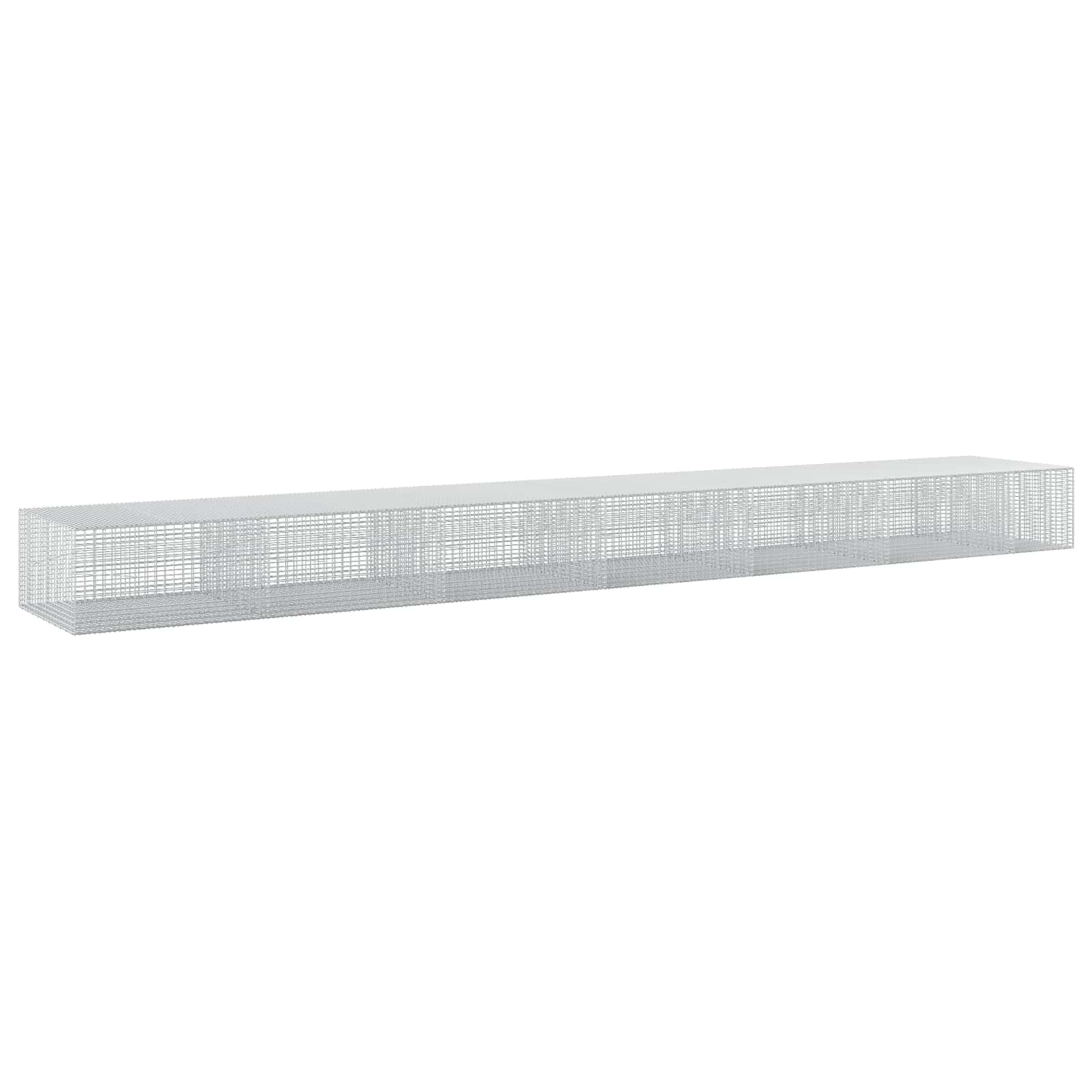 Gabione Mit 5 Mm Draht Und 5x2,5 Cm Maschen 650x100x50 Cm Vidaxl