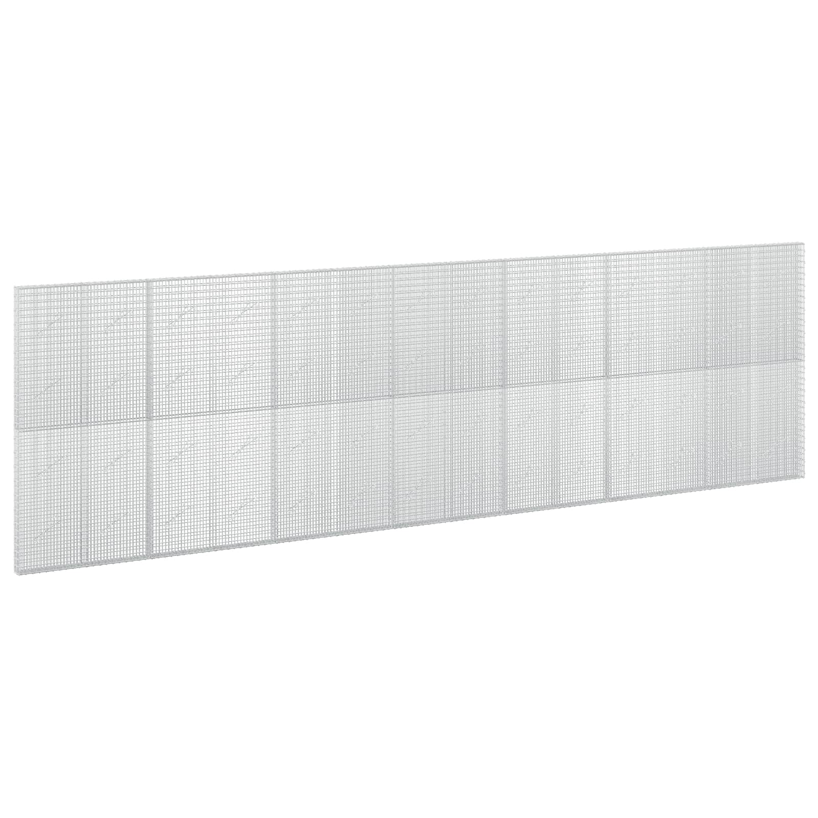 Gabione Mit 5 Mm Draht Und 5x2,5 Cm Maschen 700x10x200 Cm Vidaxl