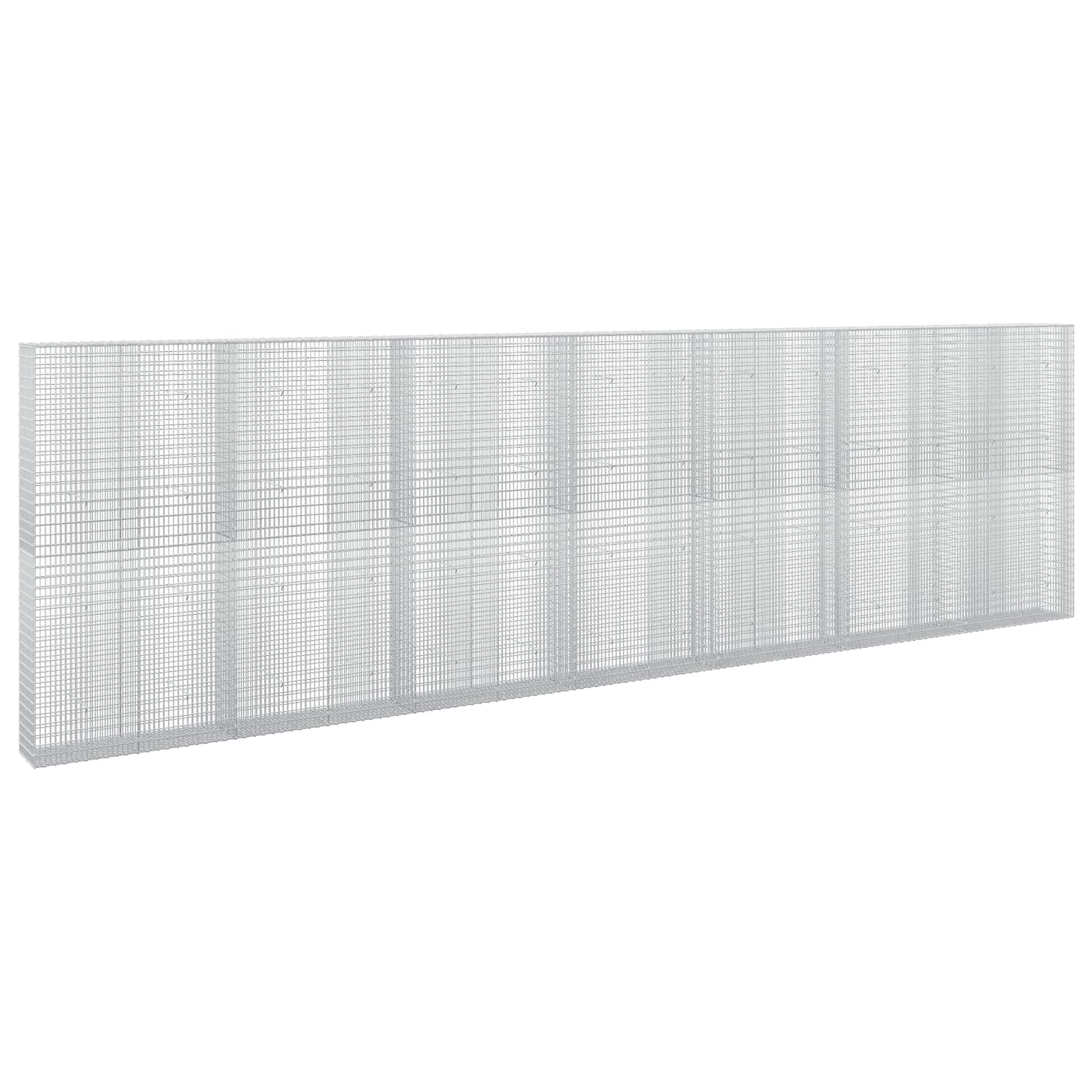 Gabione Mit 5 Mm Draht Und 5x2,5 Cm Maschen 700x30x200 Cm Vidaxl