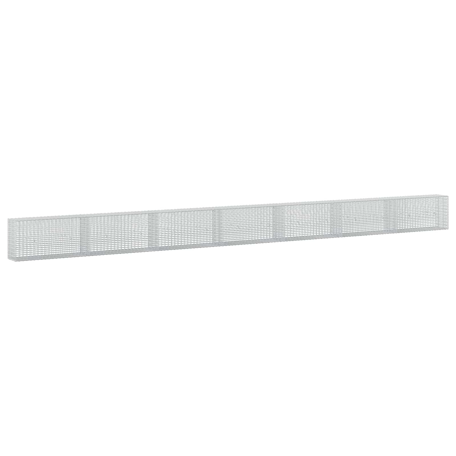 Gabione Mit 5 Mm Draht Und 5x2,5 Cm Maschen 700x30x50 Cm Vidaxl