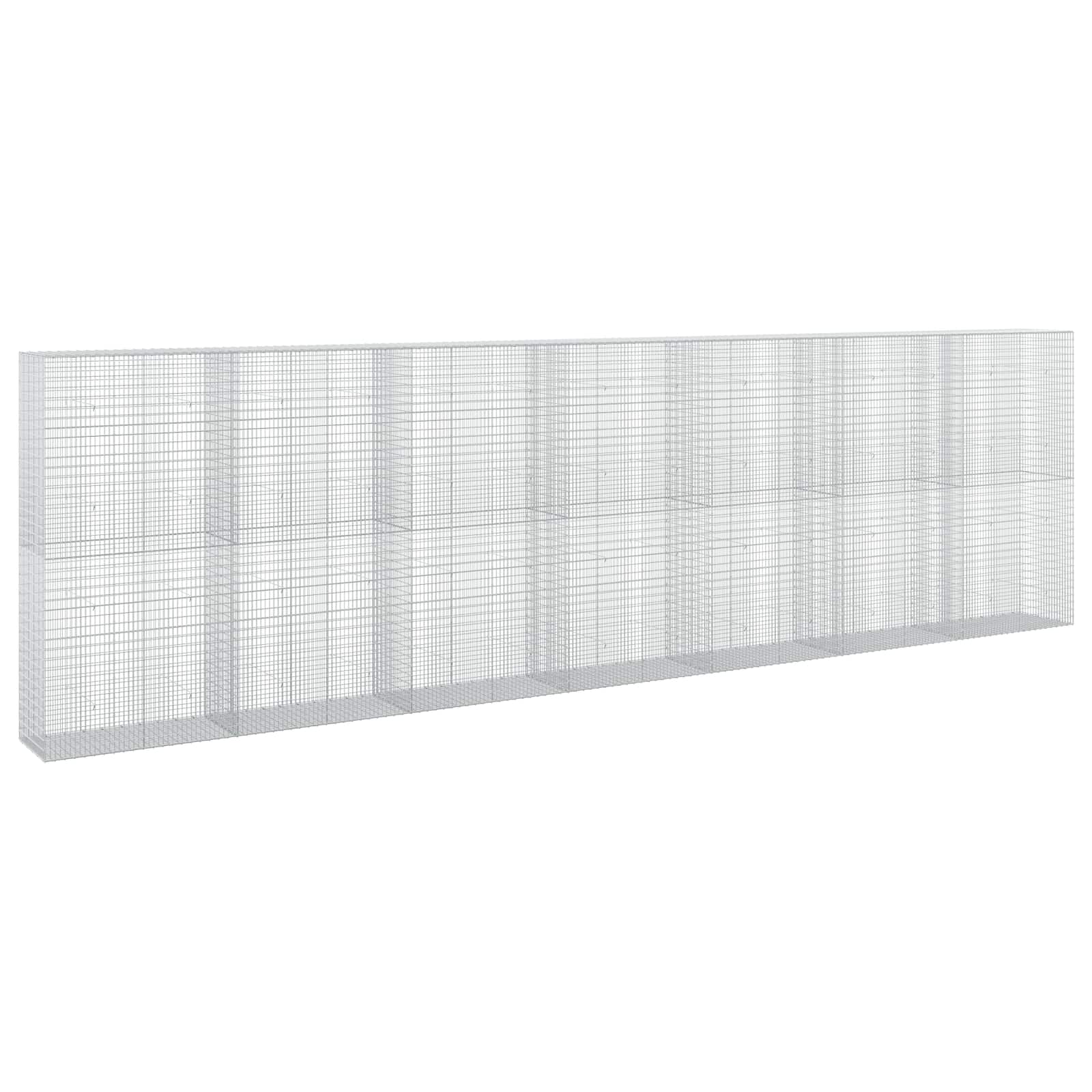Gabione Mit 5 Mm Draht Und 5x2,5 Cm Maschen 700x50x200 Cm Vidaxl