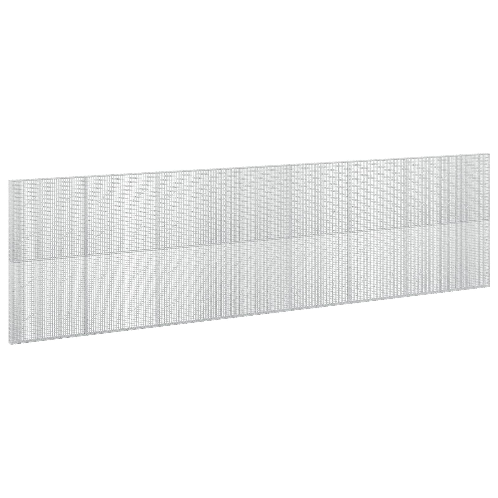 Gabione Mit 5 Mm Draht Und 5x2,5 Cm Maschen 750x10x200 Cm Vidaxl