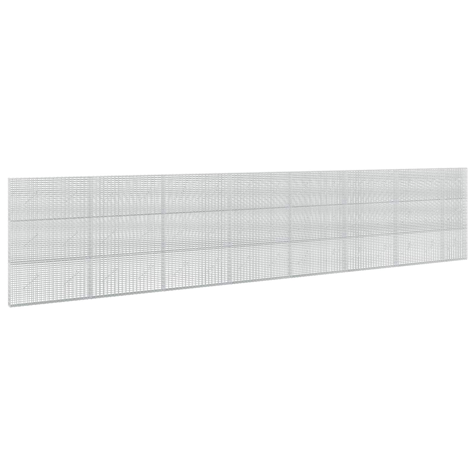 Gabione Mit 5 Mm Draht Und 5x2,5 Cm Maschen 750x10x150 Cm Vidaxl