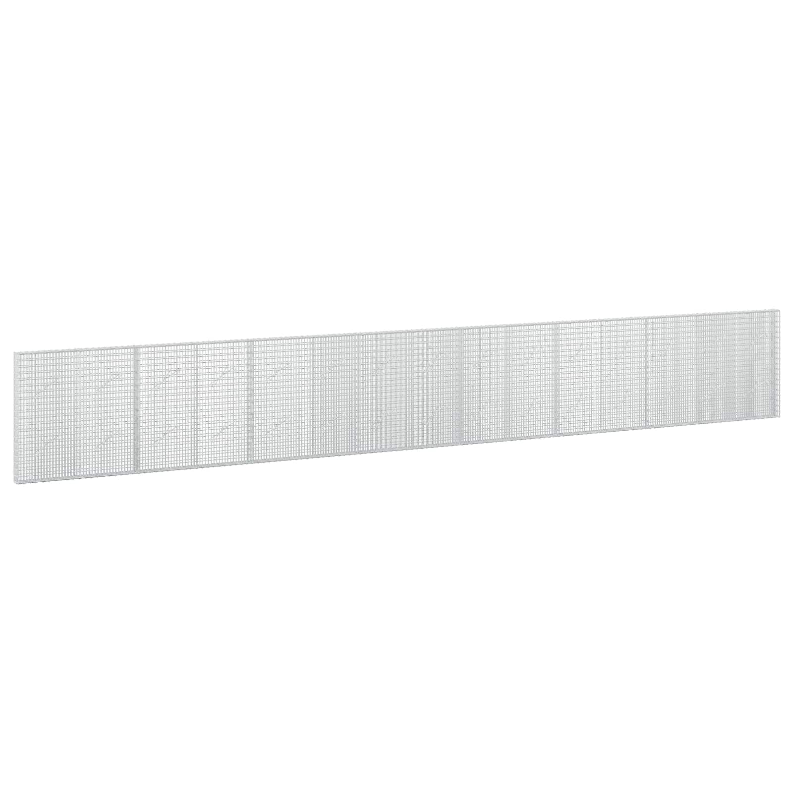 Gabione Mit 5 Mm Draht Und 5x2,5 Cm Maschen 750x10x100 Cm Vidaxl