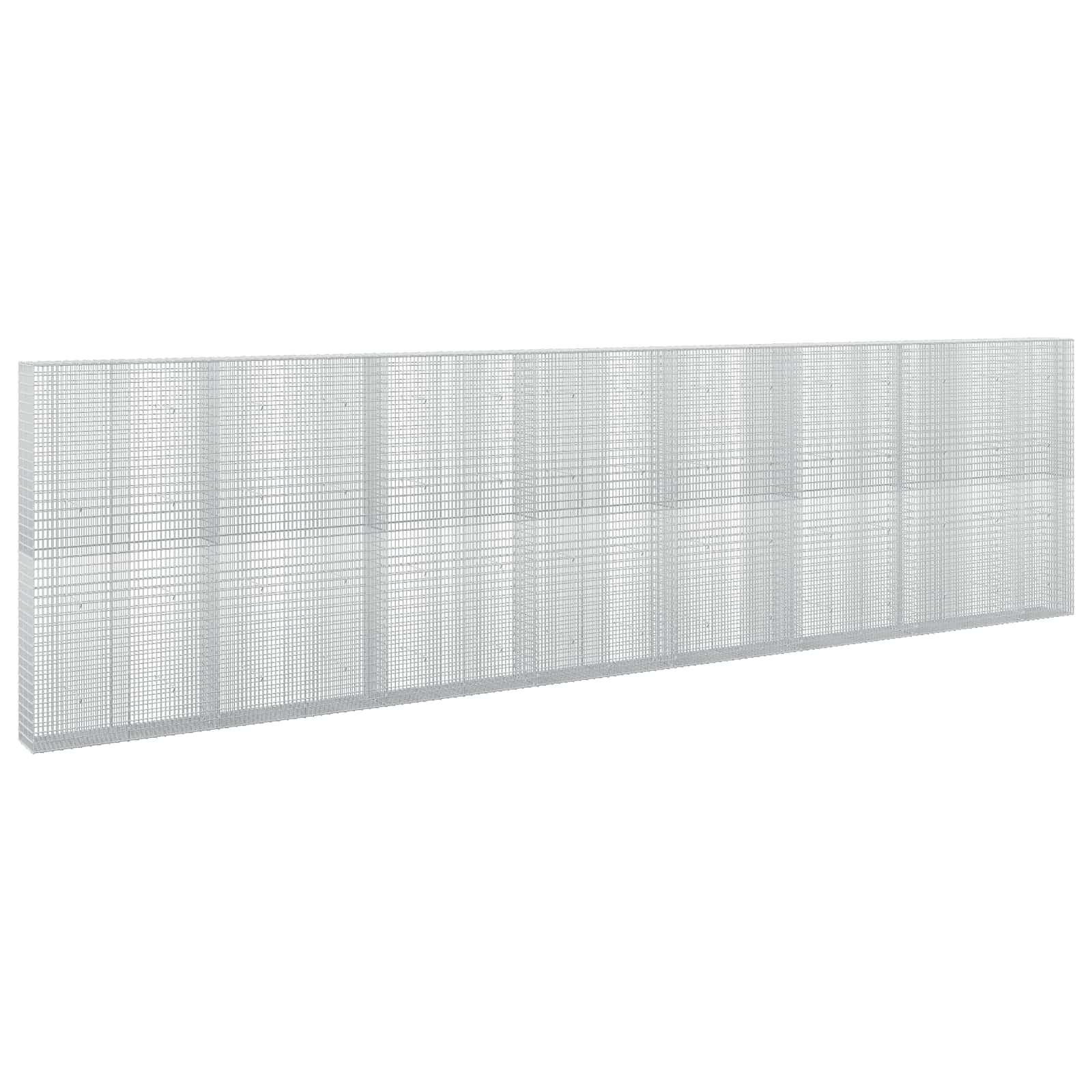Gabione Mit 5 Mm Draht Und 5x2,5 Cm Maschen 750x30x200 Cm Vidaxl